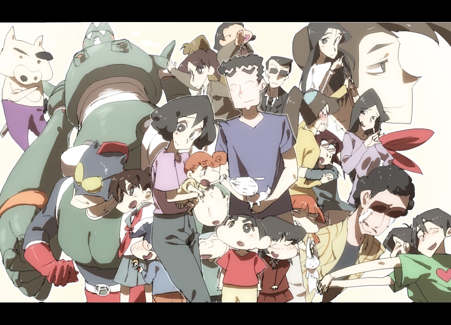 Shin Chan Version Anime - HD Wallpaper 