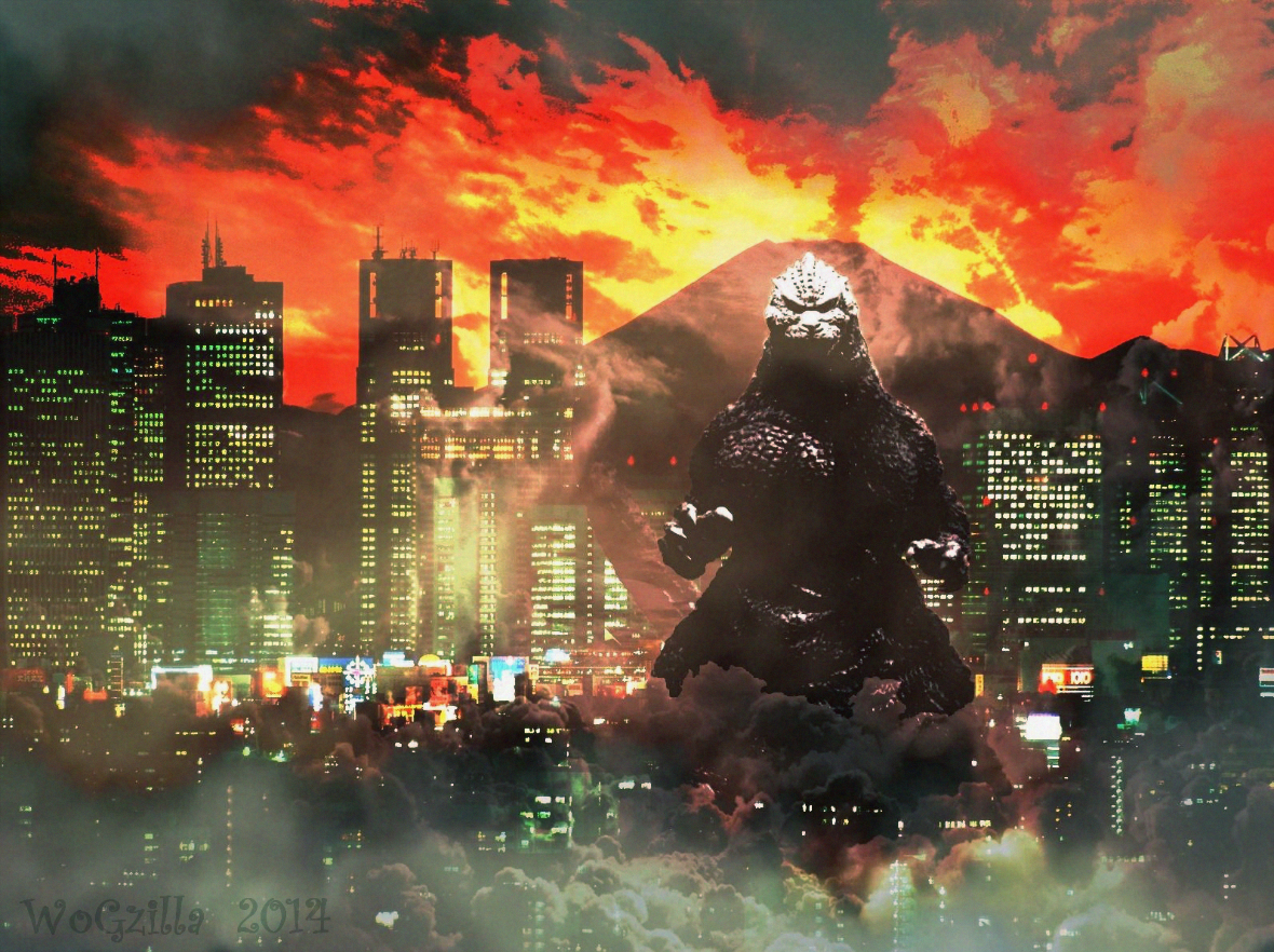 Godzilla Tokyo At Night - Godzilla Tokyo - HD Wallpaper 