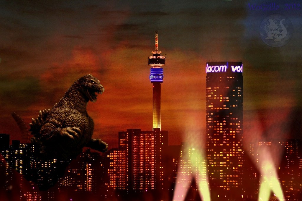 Godzilla In City - HD Wallpaper 