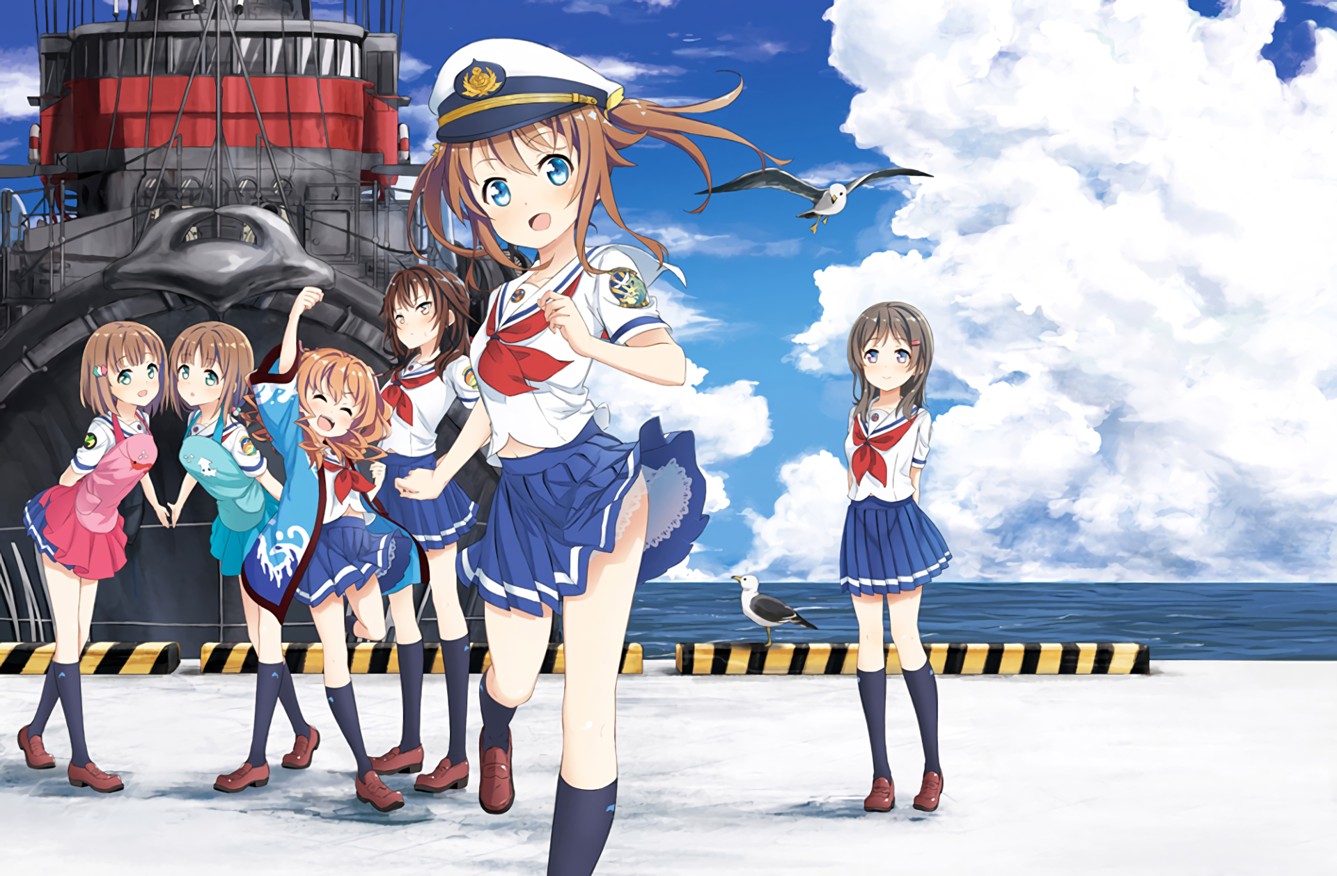 High School Fleet Girls Und Panzer - HD Wallpaper 