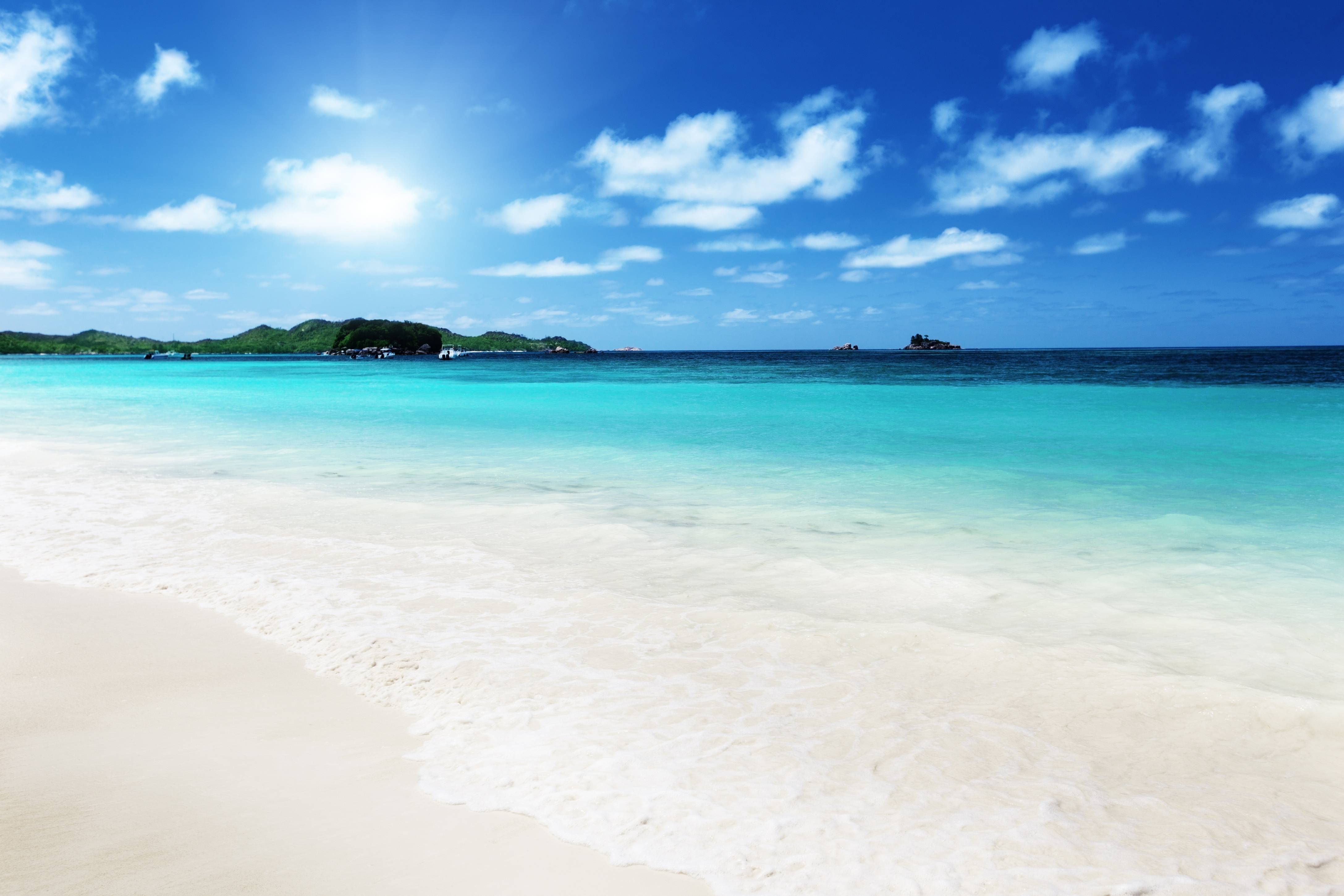 Beach Backgrounds Hd Wallpapers - Beach Background Natural - HD Wallpaper 