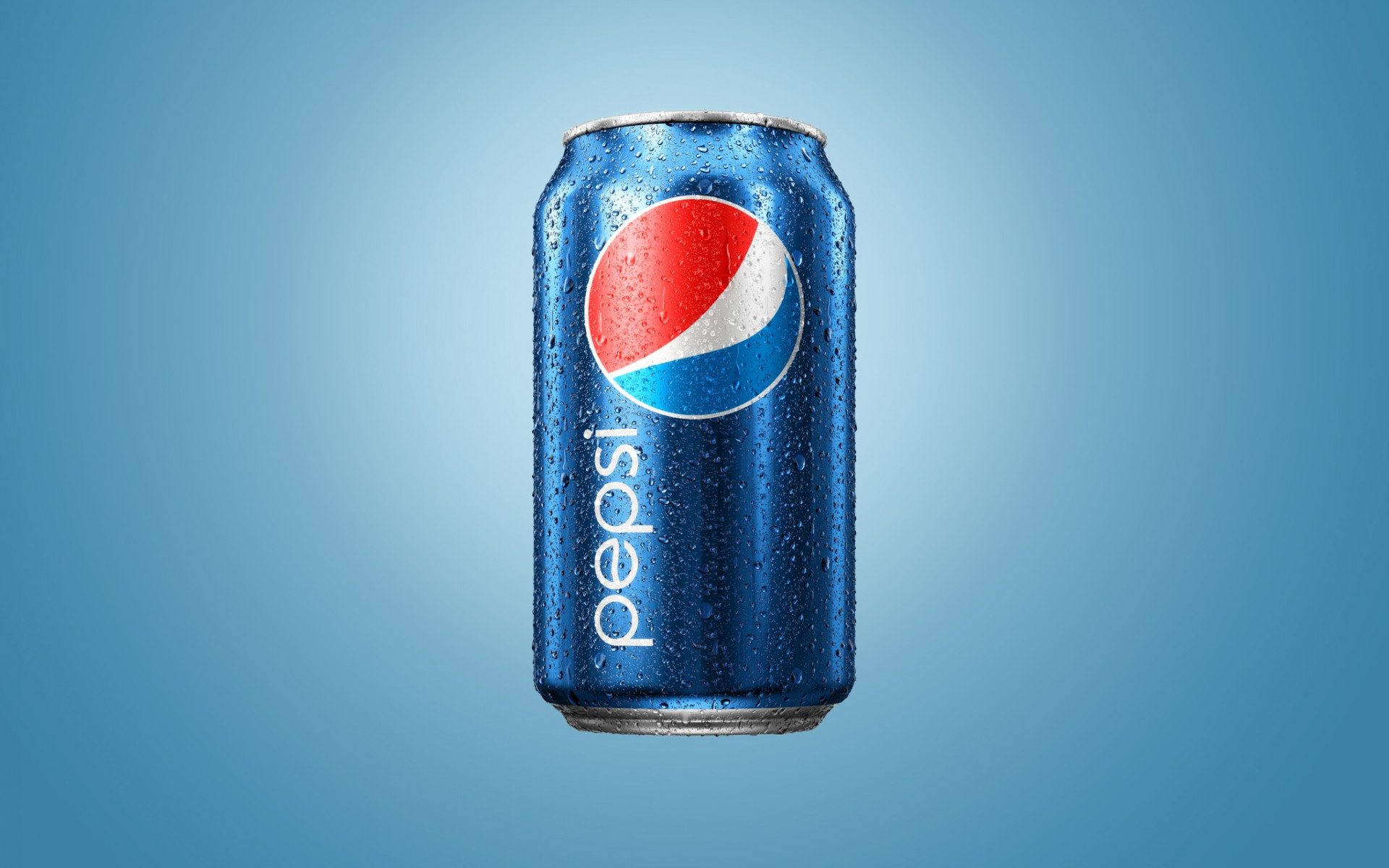 Pepsi Can Blue Background - HD Wallpaper 