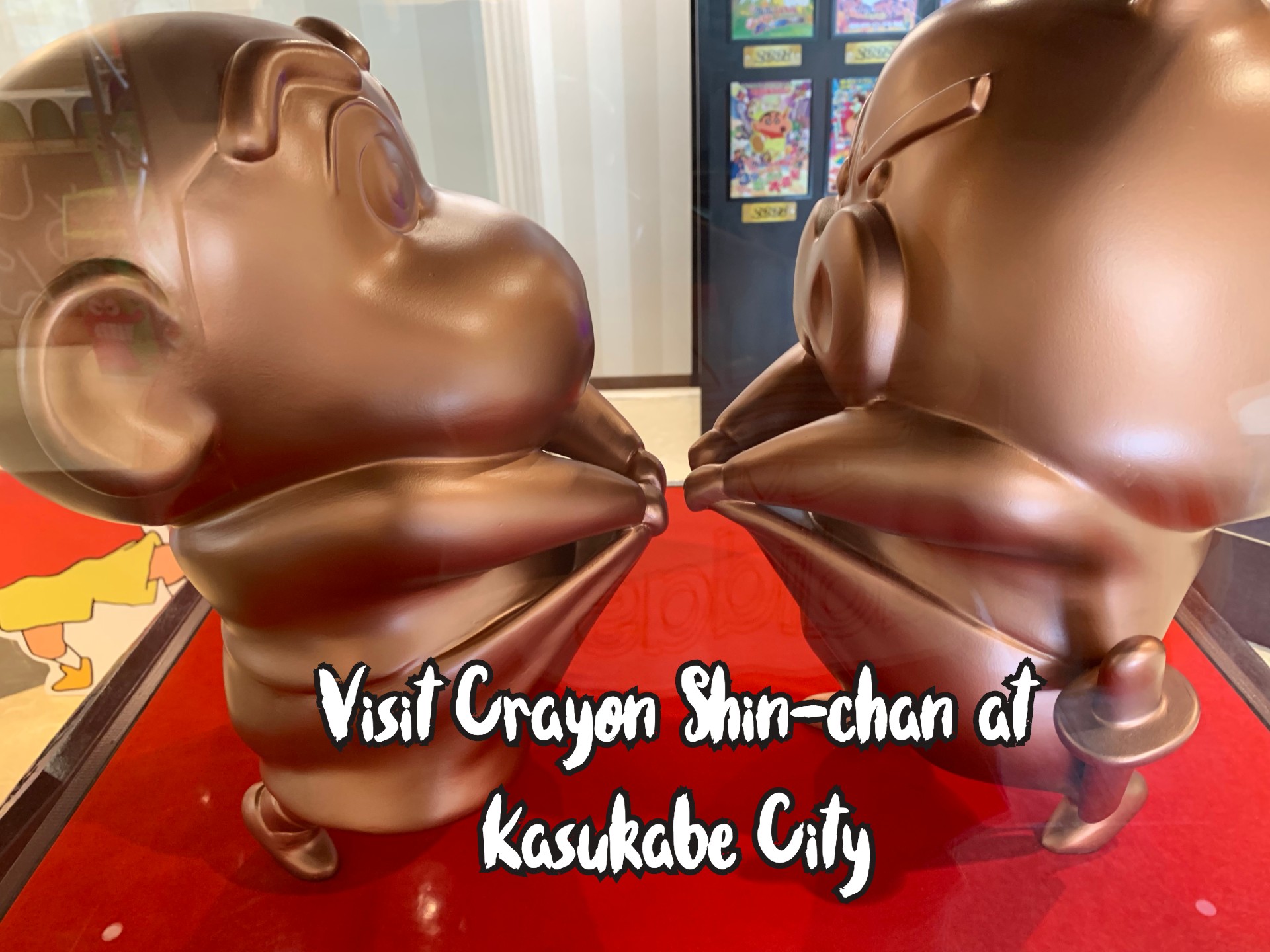 Visit Crayon Shin-chan At Kasukabe City - Chocolate - HD Wallpaper 