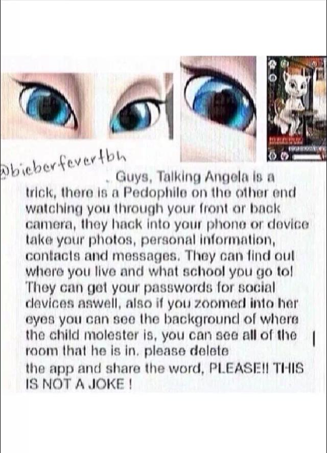 脅@ Bieberfevertbh - Talking Angela Eyes - HD Wallpaper 