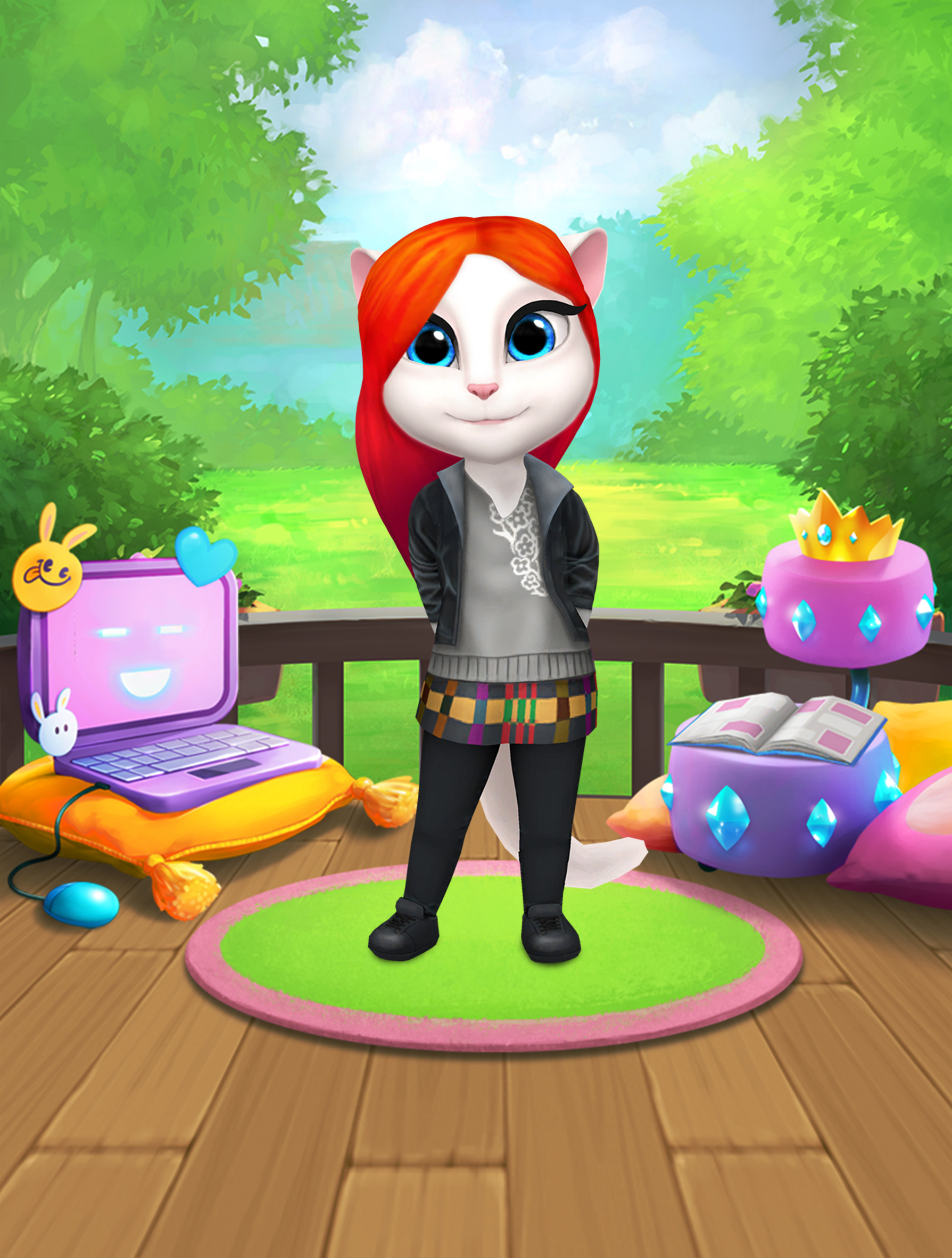 My Talking Angela 1 Apk Mod - HD Wallpaper 