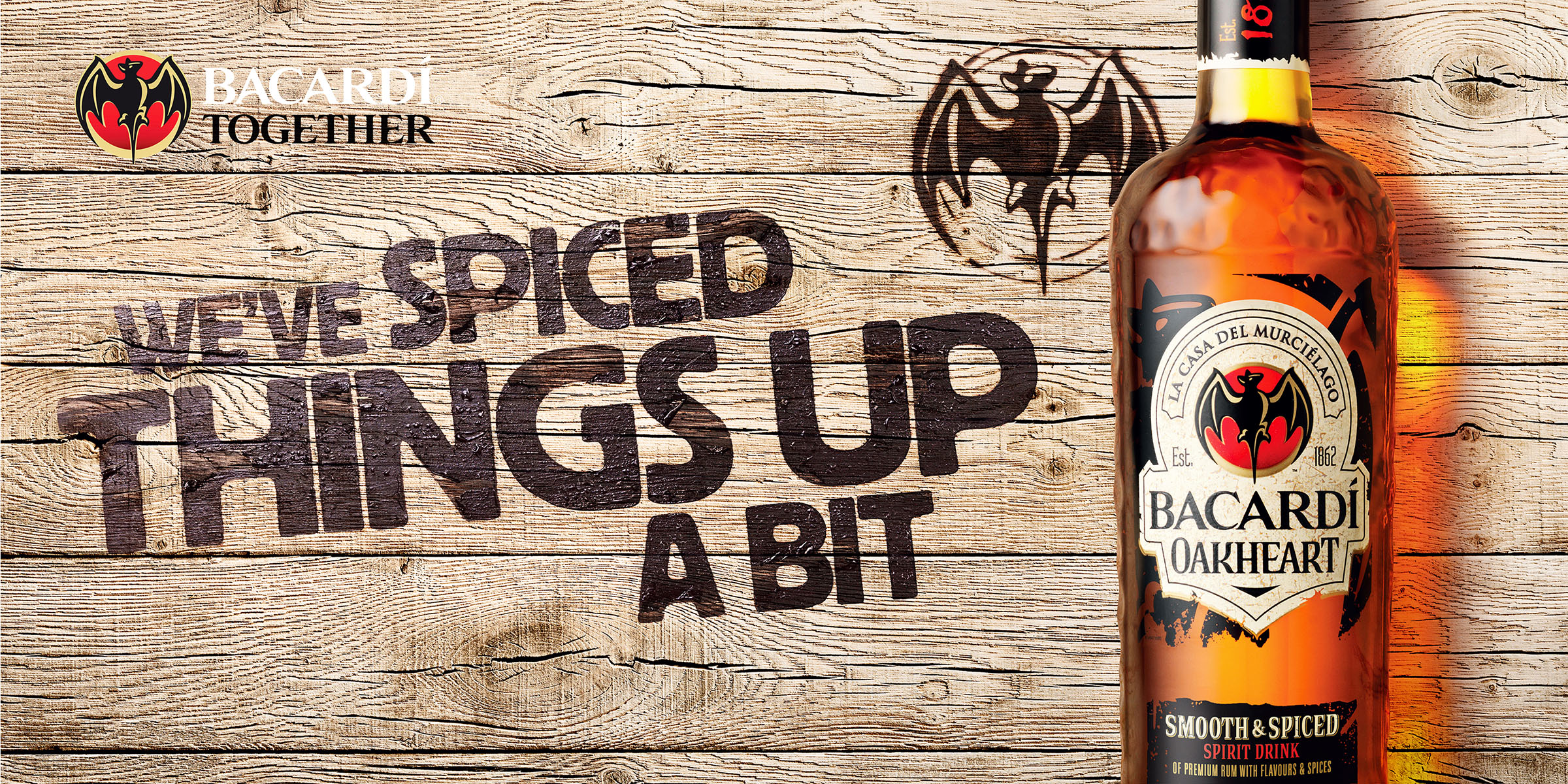 Bacardi Oakheart - 2400x1200 Wallpaper Bacardi Oakheart - 2400x1200 Wallpaper