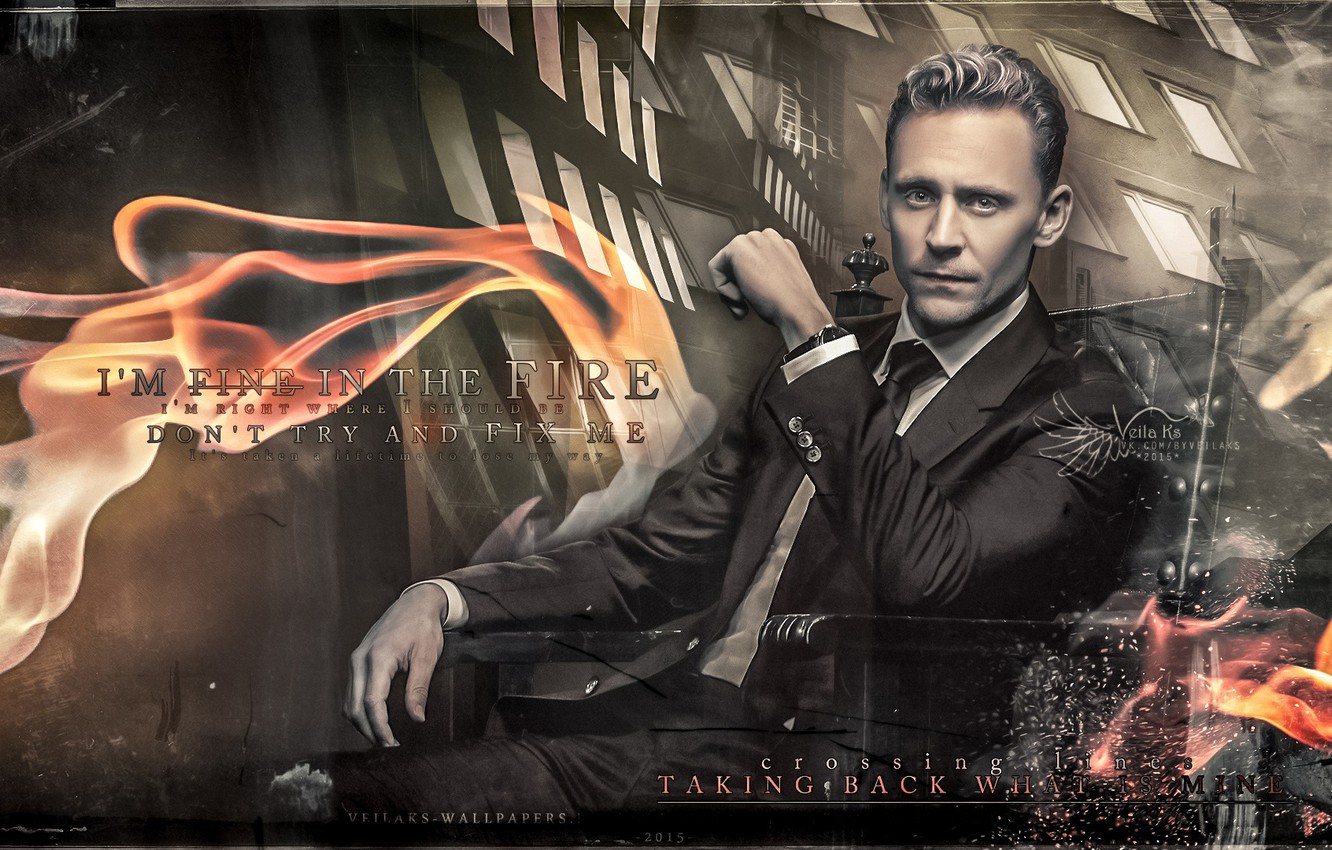 Photo Wallpaper Actor, Tom Hiddleston, Tom Hiddleston, - Poster - HD Wallpaper 