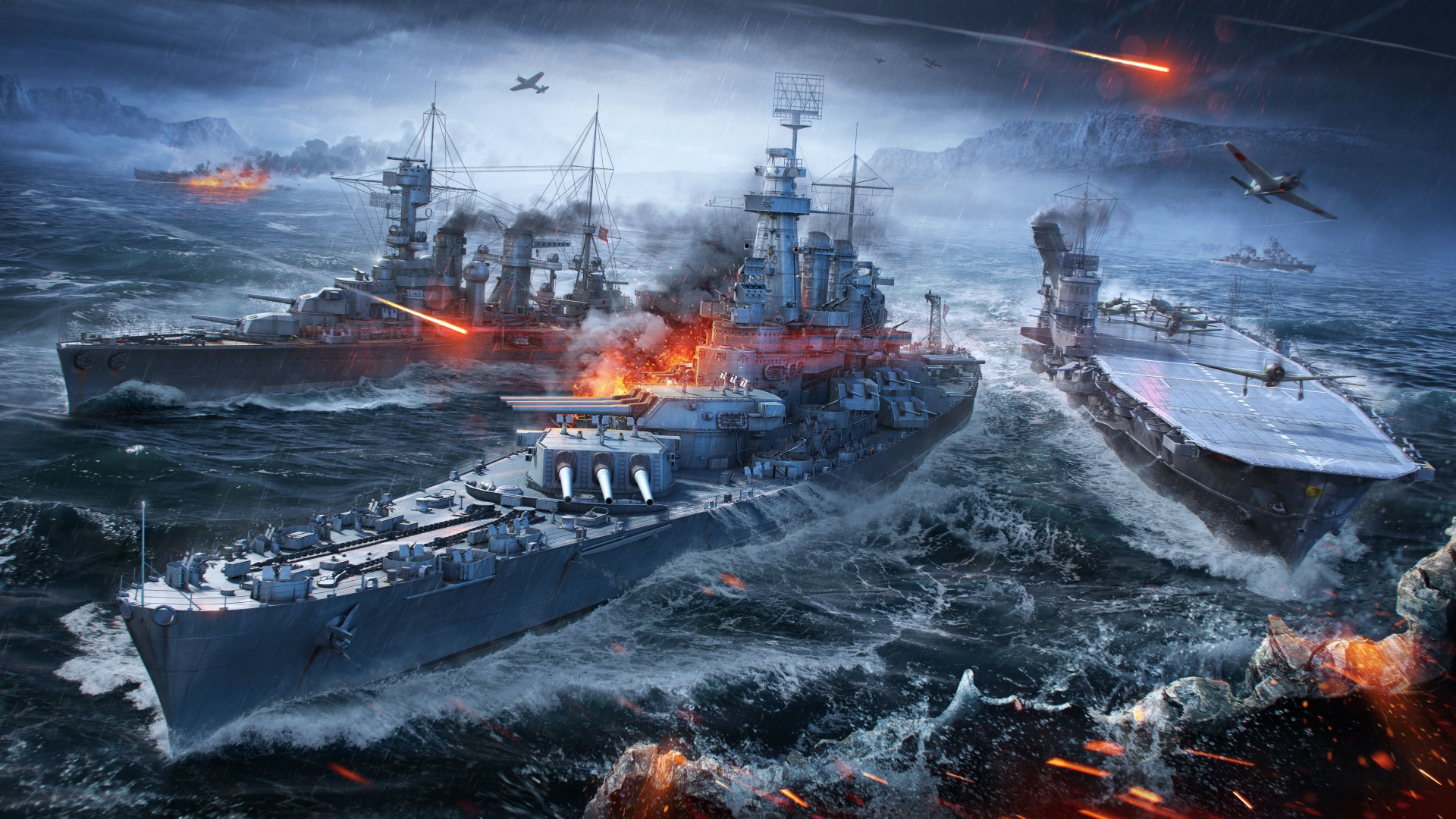 Video Game, Warships, Ships, World Of Warships, Wallpaper - World Of Warships Wallpaper 4k - HD Wallpaper 