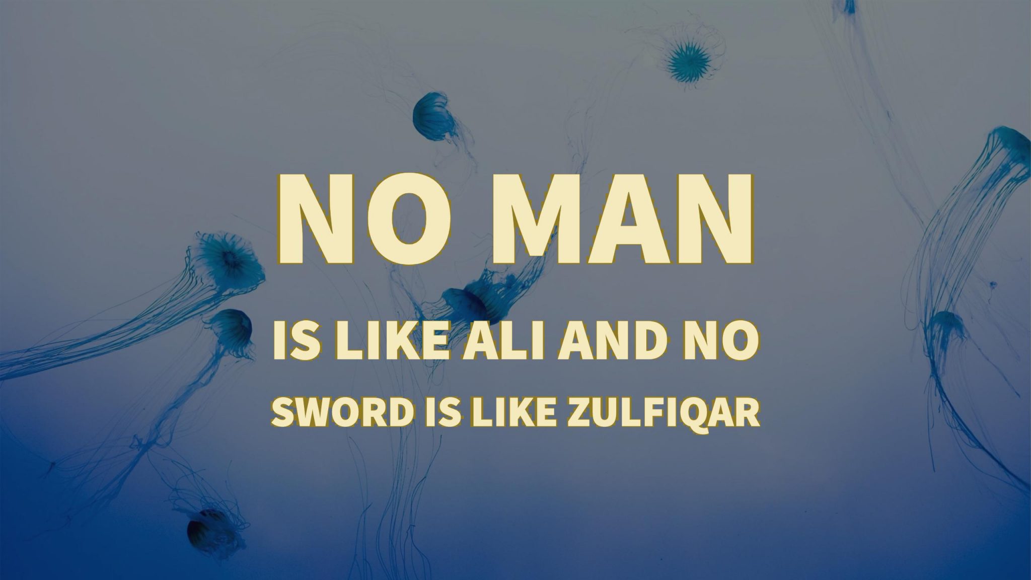No Man Is Like Ali And No Sword Is Like Zulfiqar - Animated Nike - HD Wallpaper 