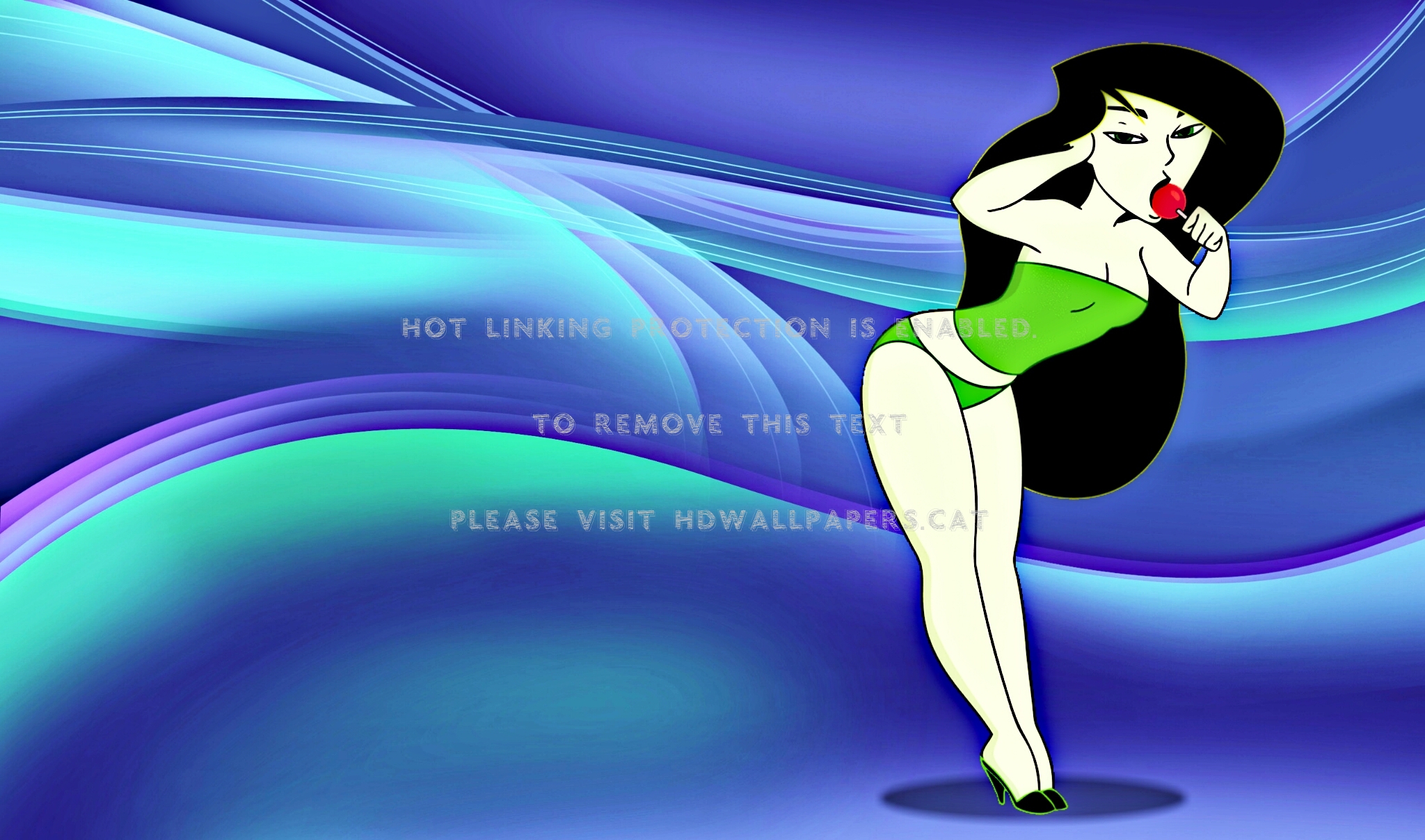 Shego Lolly Cartoons Kim Possible Disney Tv - Kim Possible Shego Megatronman - HD Wallpaper 
