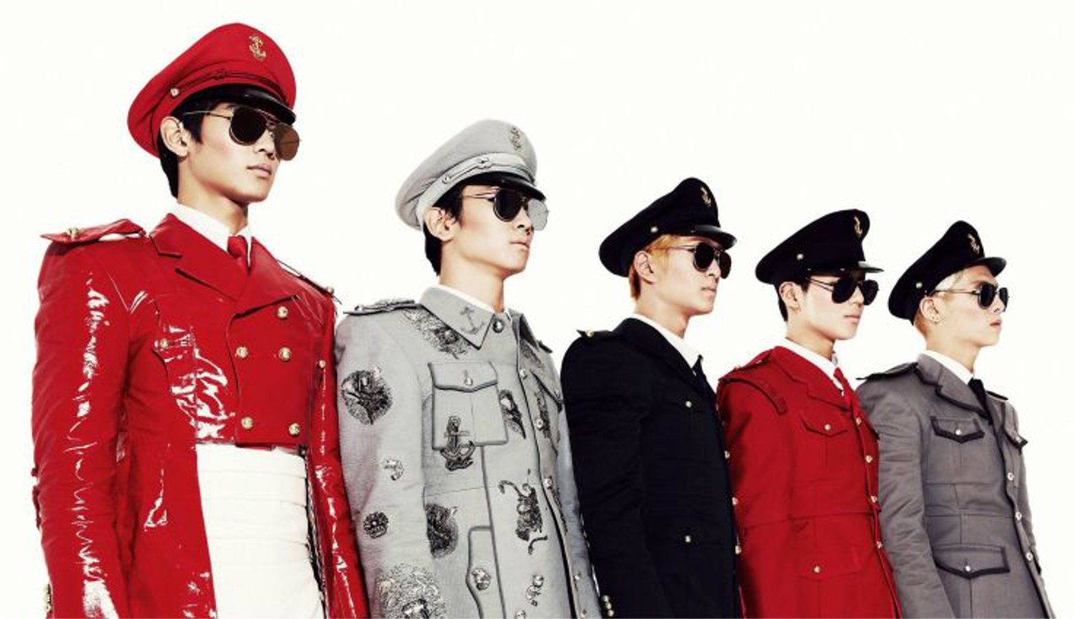 Shinee Onew Lee Jin Ki Jonghyun Kim Jong Hyun Key Kim - Shinee Uniform - HD Wallpaper 