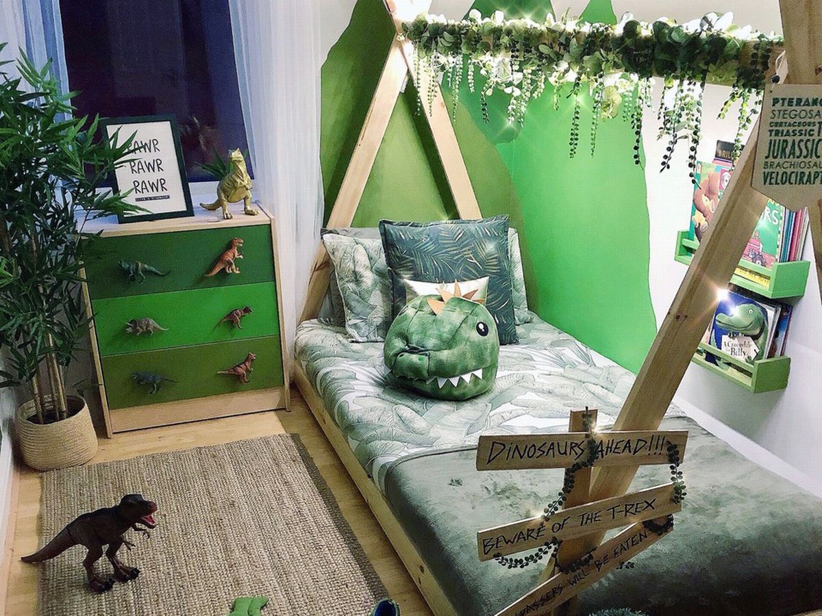 Dinosaur Bedroom - HD Wallpaper 