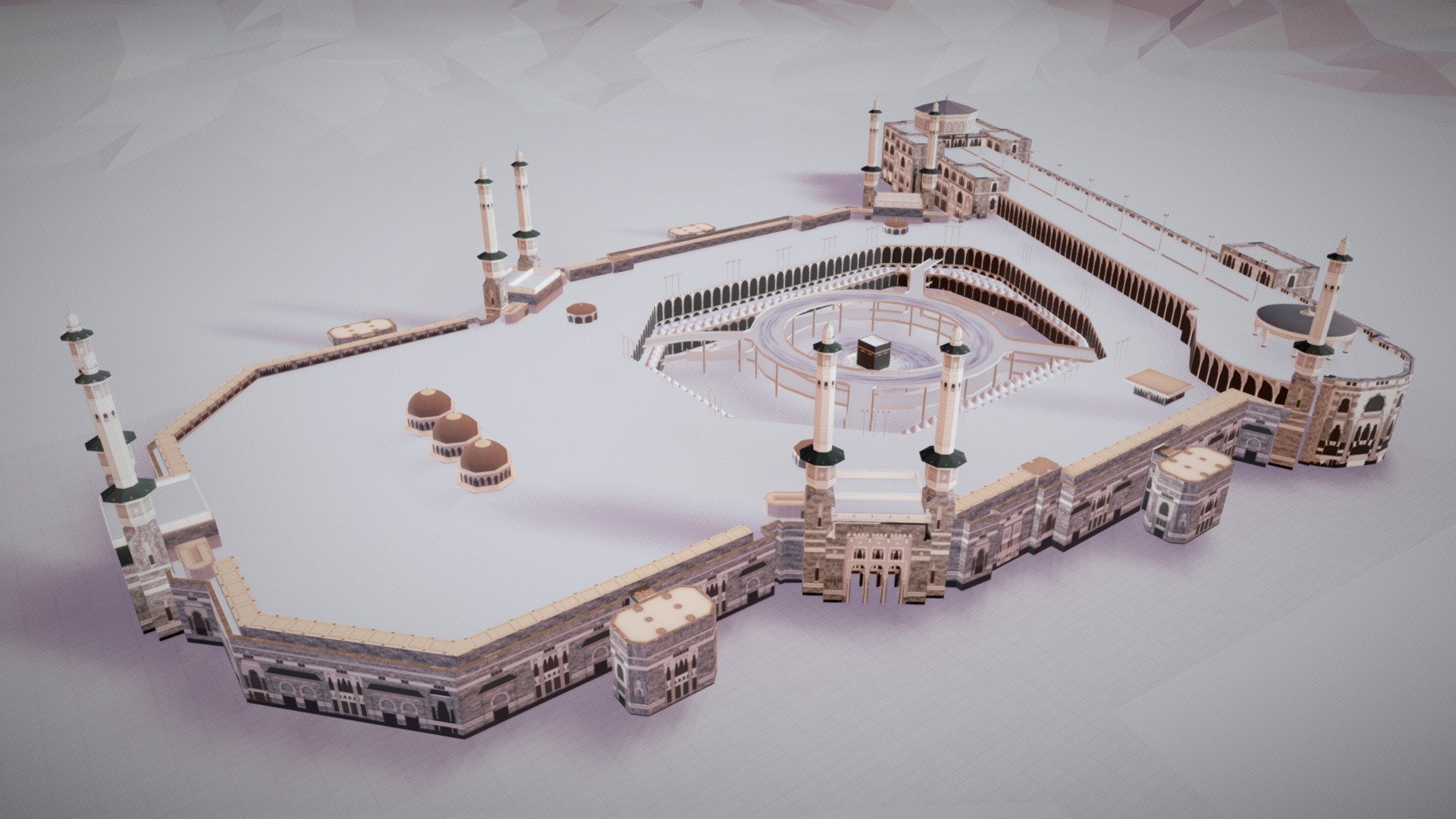 Great Mosque Of Mecca Plan - HD Wallpaper 