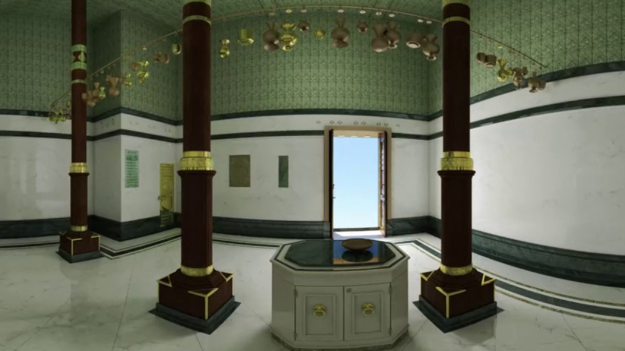 Inside Kaaba 360 ° Youtube Inside Of Mecca - HD Wallpaper 