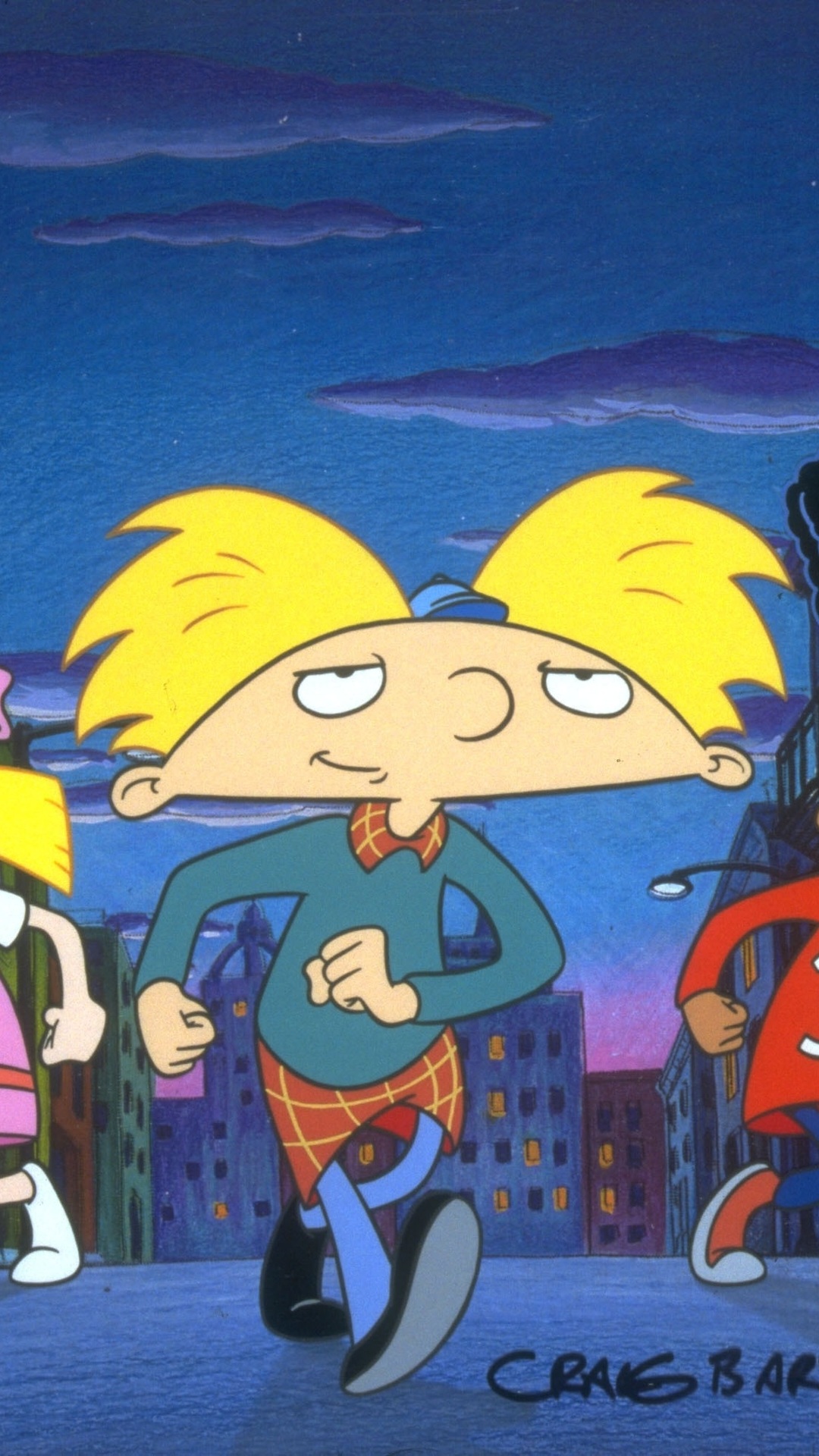 Boys, Three, Helga, Cartoon, Cartoon, Hey Arnold Photo - Hey Arnold Iphone - HD Wallpaper 