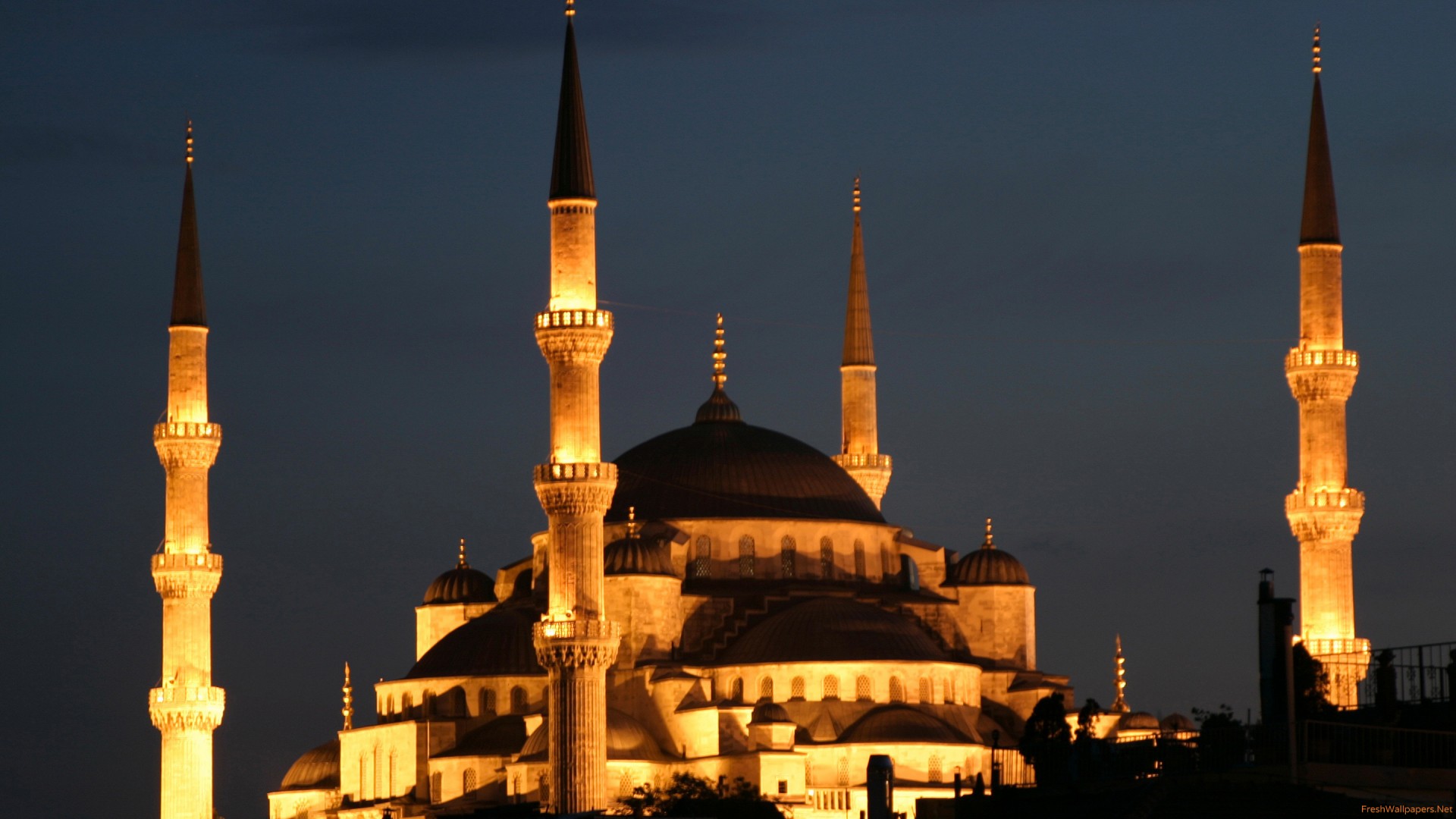 Sultan Ahmed Mosque - HD Wallpaper 
