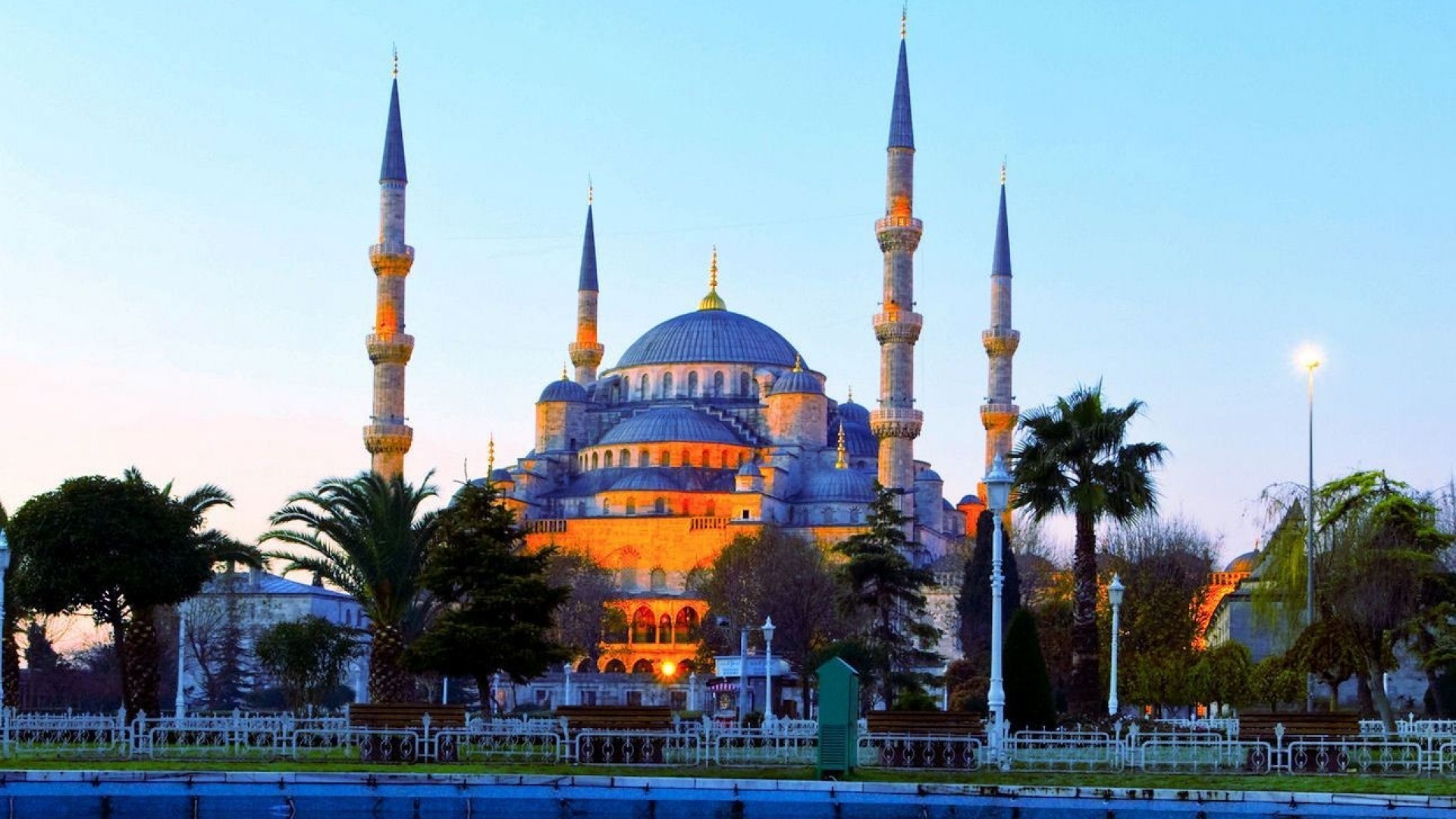 Sultan Ahmed Mosque - HD Wallpaper 