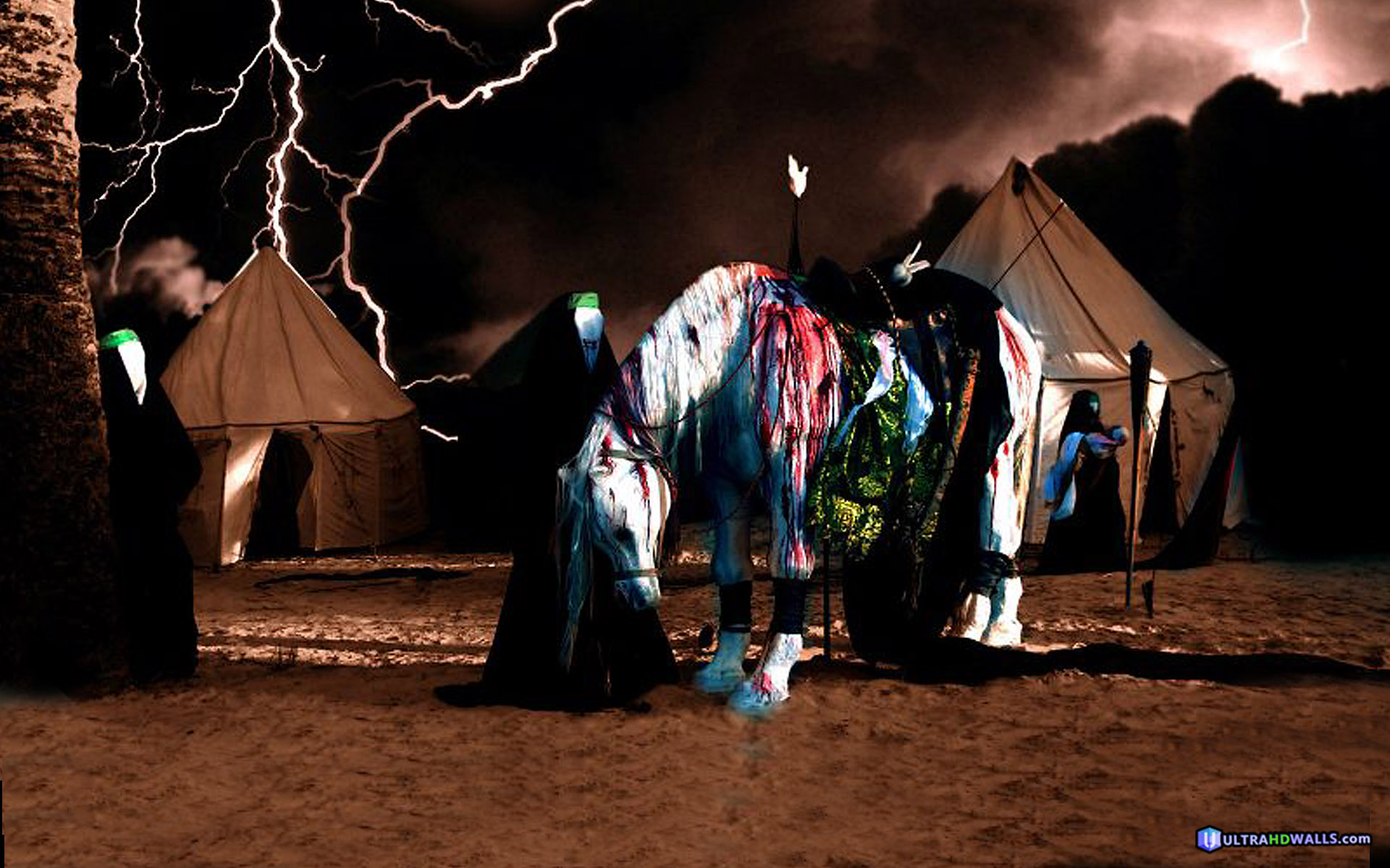 Zuljanah In Karbala - HD Wallpaper 