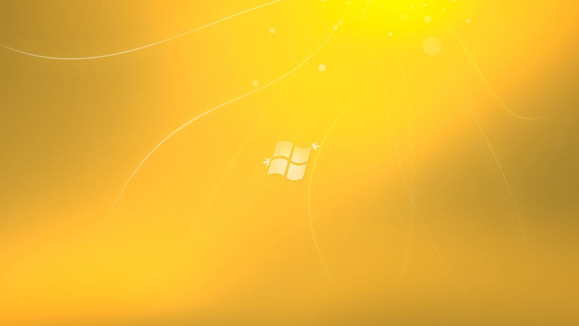 Windows 10 Yellow Background - 1920x1080 Wallpaper 