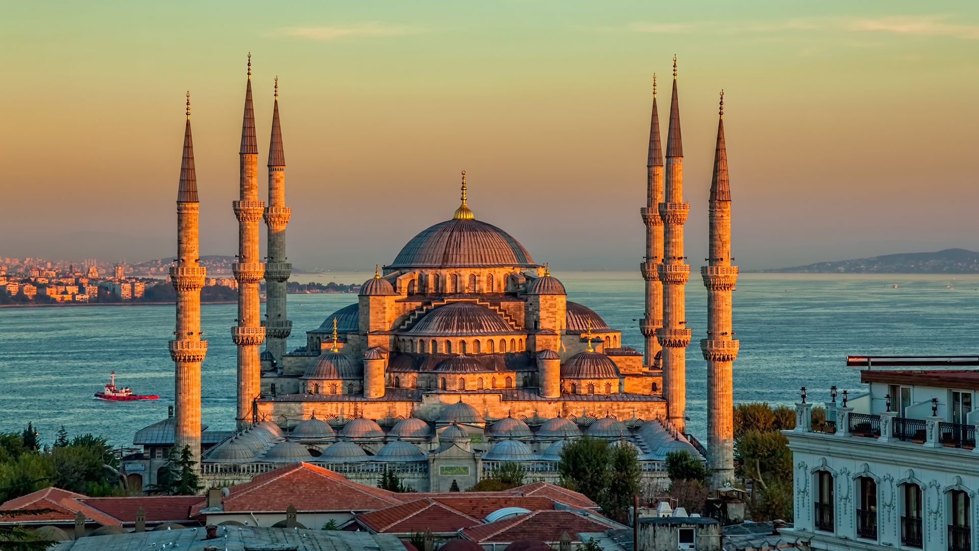 Sultan Ahmed Mosque 4k - HD Wallpaper 