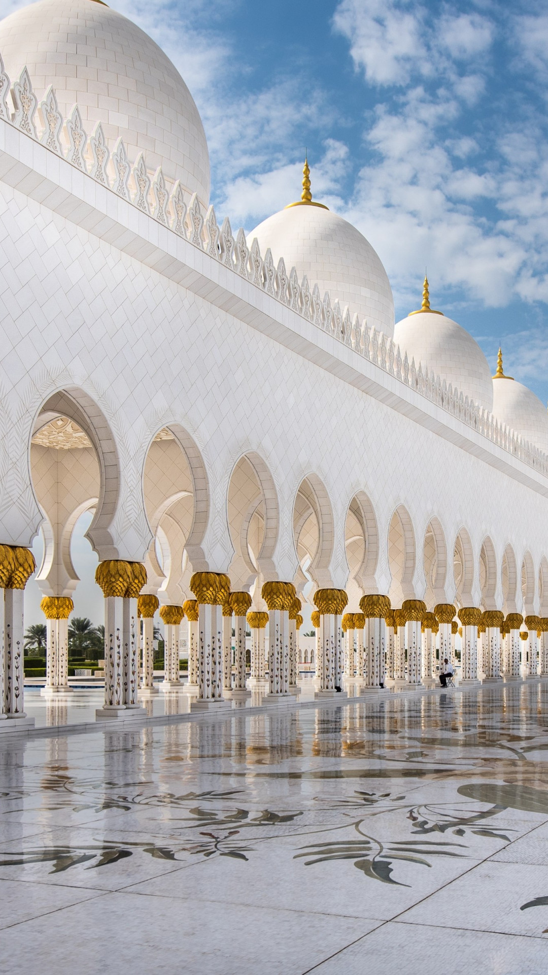 The Architecture Of Sheikh Zayed Mosque Wallpaper - 1080x1920 Wallpaper -  