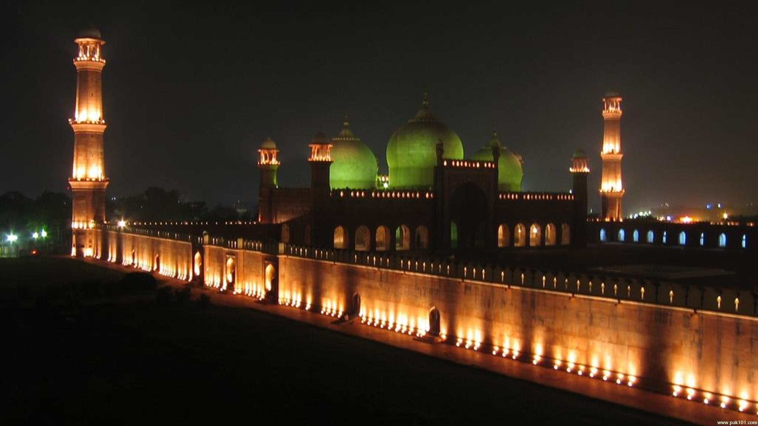Badshahi Mosque - HD Wallpaper 