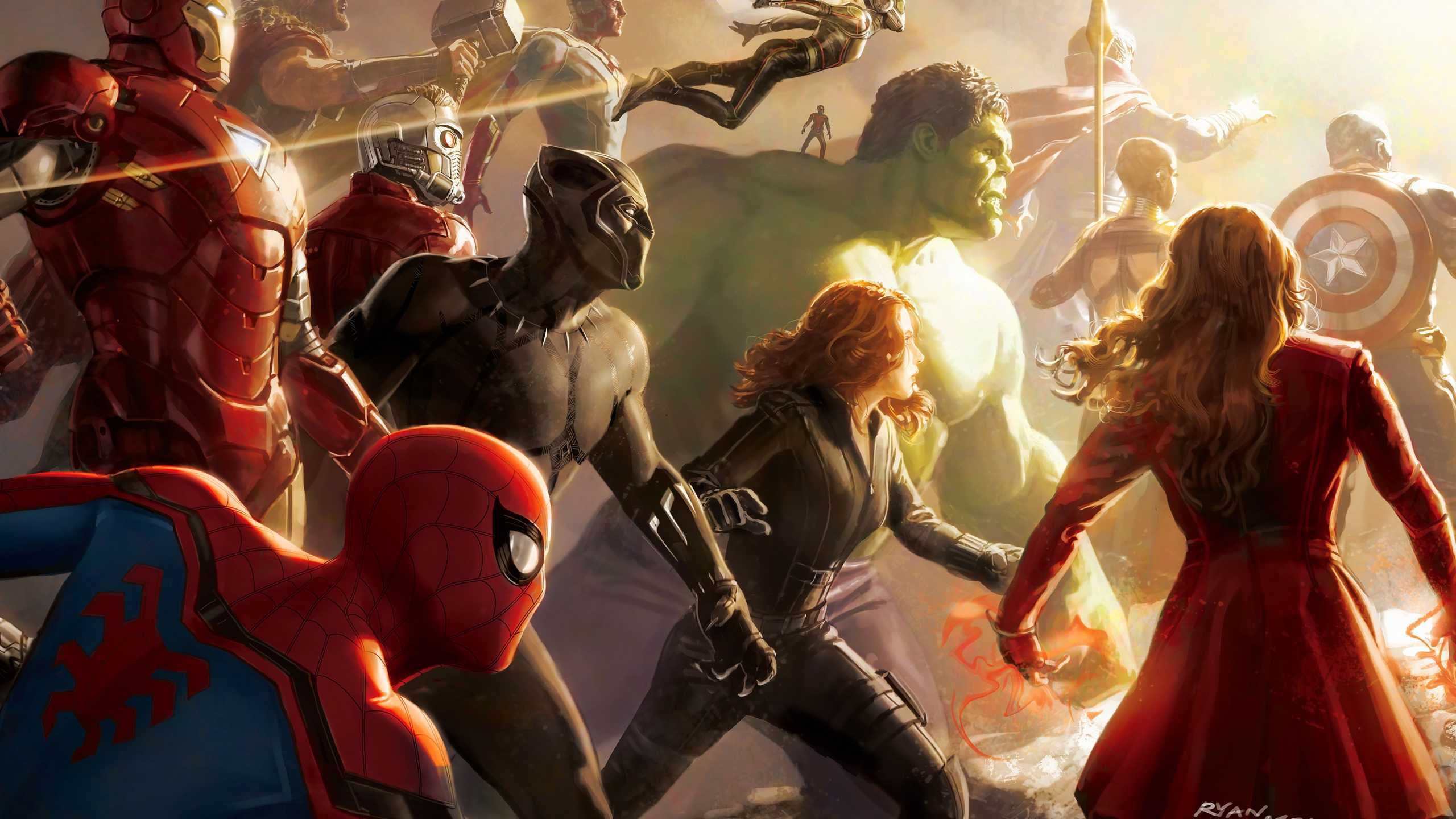 Infinity War Avengers Art - HD Wallpaper 