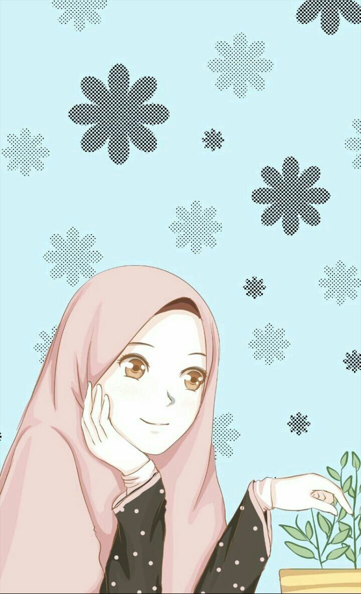 Kartun Muslimah - HD Wallpaper 