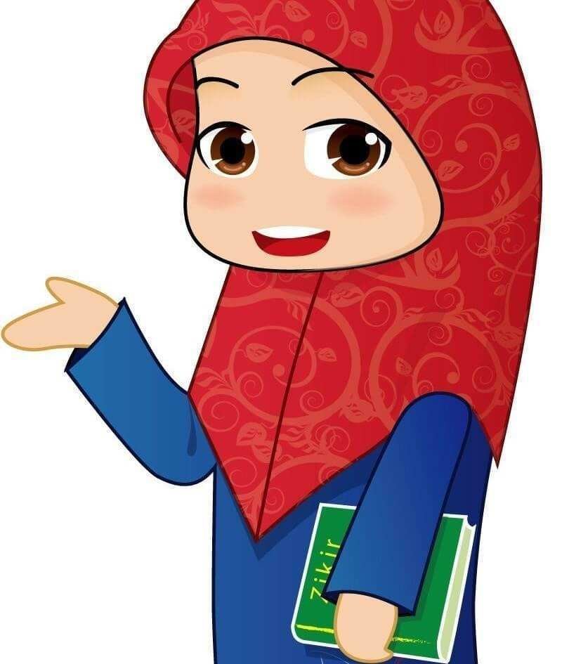 Muslim Girl Cartoon Png - HD Wallpaper 