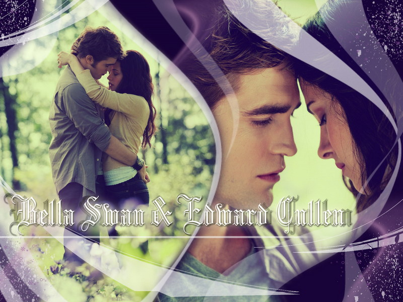 Twilight Wallpaper Edward - Kiss Bella Cullen Twilight Edward And Bella - HD Wallpaper 