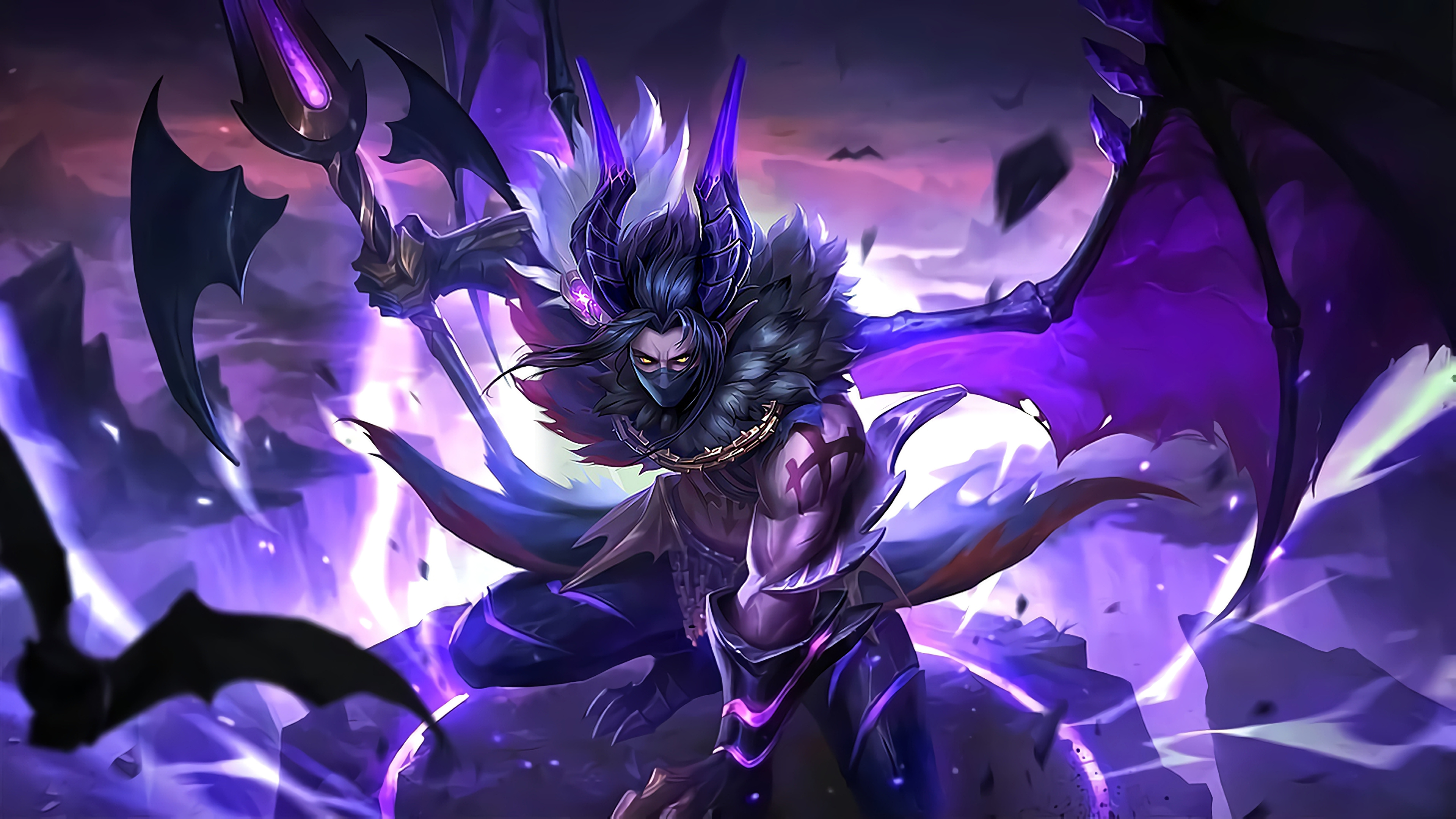 Moskov, Twilight Dragon, Skin, Mobile Legends, 4k, - Mobile Legends Wallpaper Hd - HD Wallpaper 