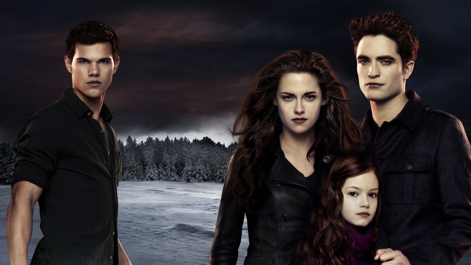 In The Final Installment Of The Twilight Saga, Bella - Bella Edward Jacob Renesmee - HD Wallpaper 
