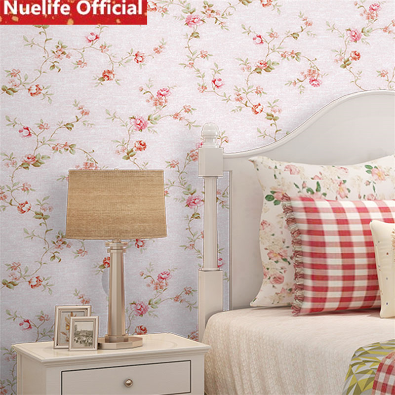 3d Garden Pink Purple Large Flower Small Floral Pattern - Wallpaper - HD Wallpaper 