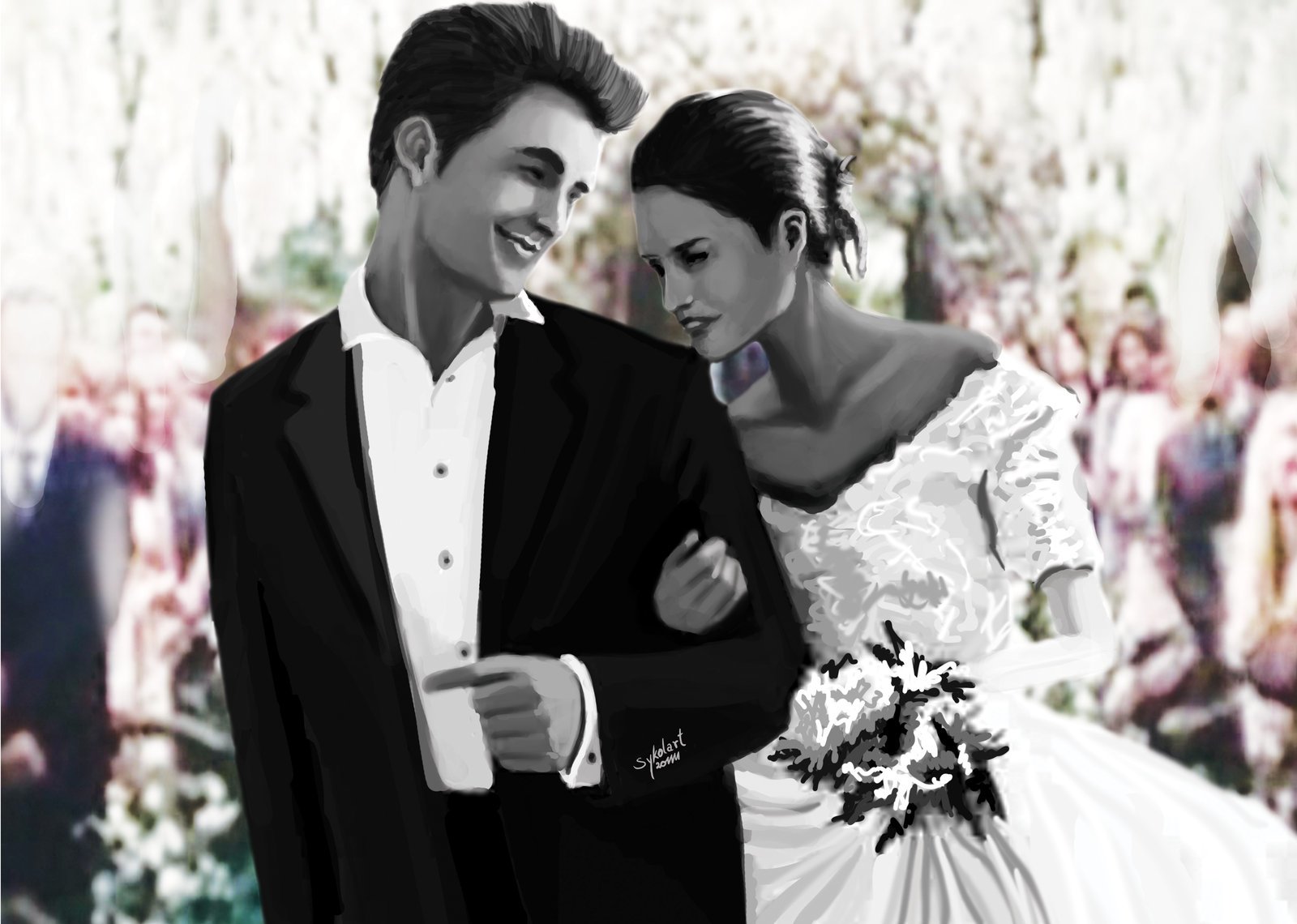 Bella Swan Edward Fanart - HD Wallpaper 