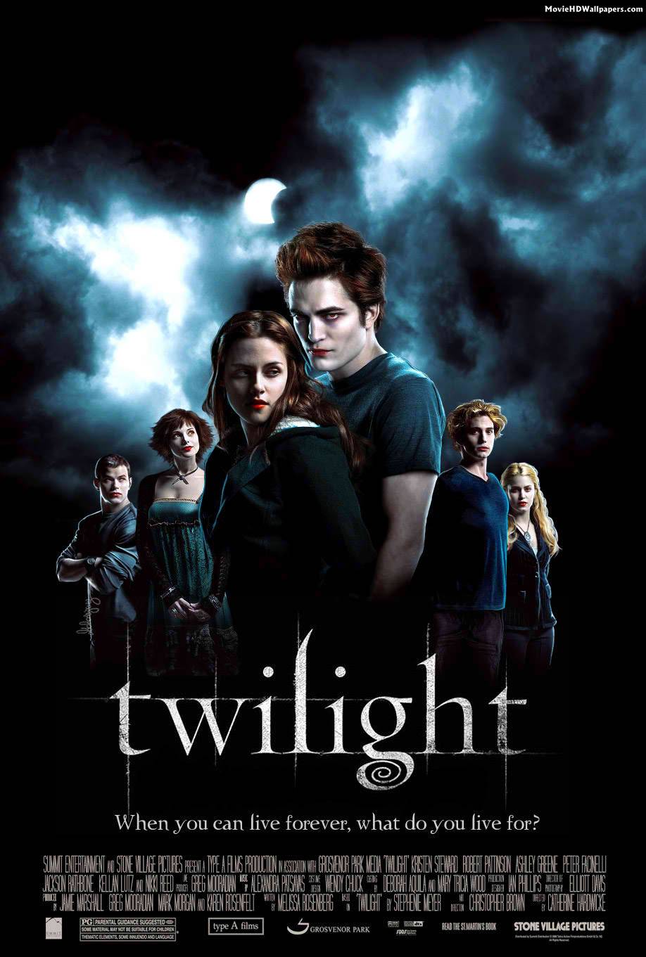 Twilight 2008 Movie Poster - HD Wallpaper 