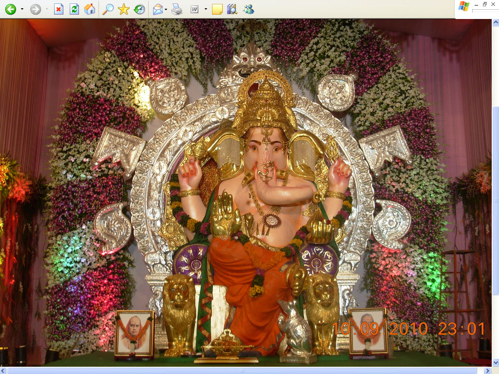 Gsb Ganpati 2010 - HD Wallpaper 