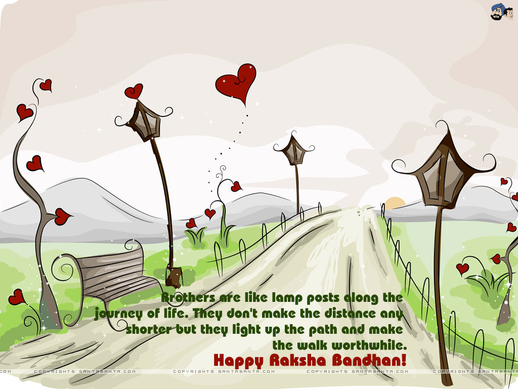 Rakhi Wallpaper - Raksha Bandhan Quotes To Friends - HD Wallpaper 