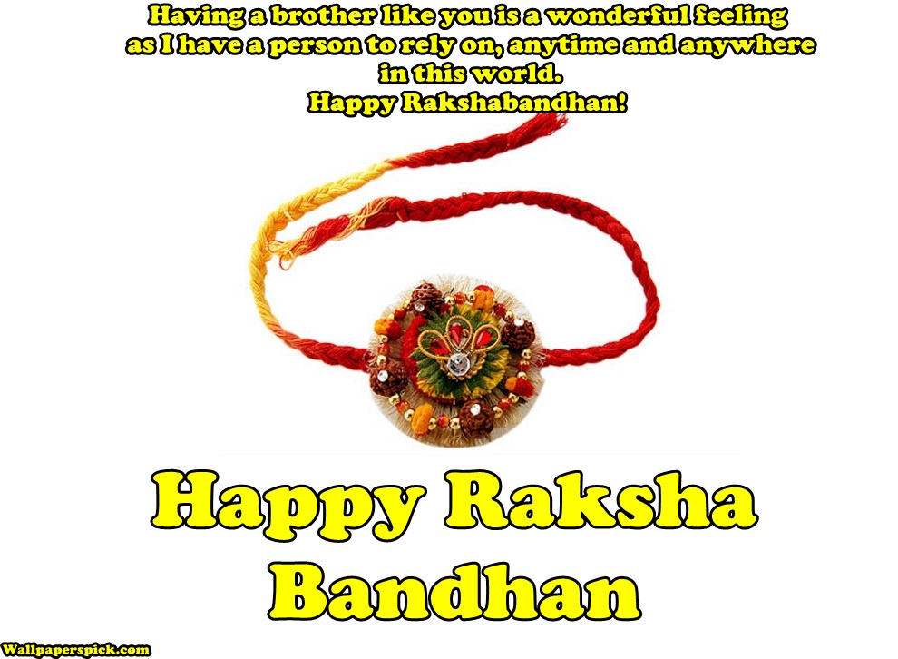 Happy Rakhi 2018 Brother And Sister Quotes Hd Wallpapers - Raksha Bandhan - HD Wallpaper 