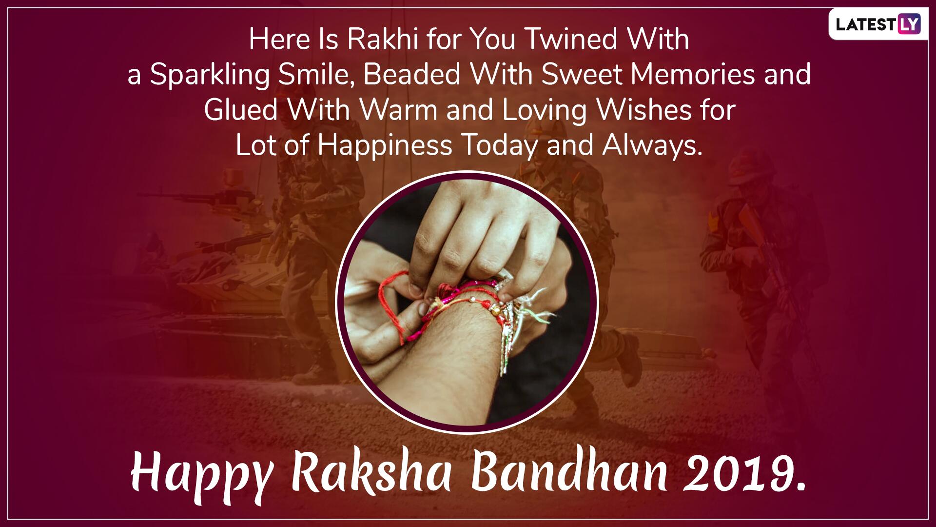 Happy Raksha Bandhan 2019 - HD Wallpaper 