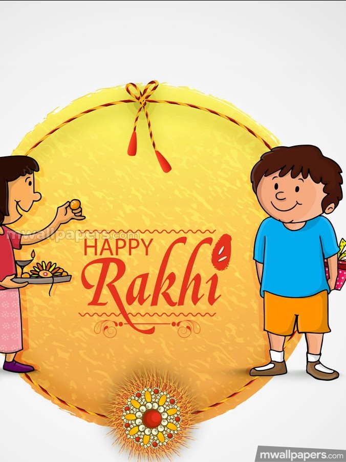 Raksha Bandhan Hd Cartoon - HD Wallpaper 