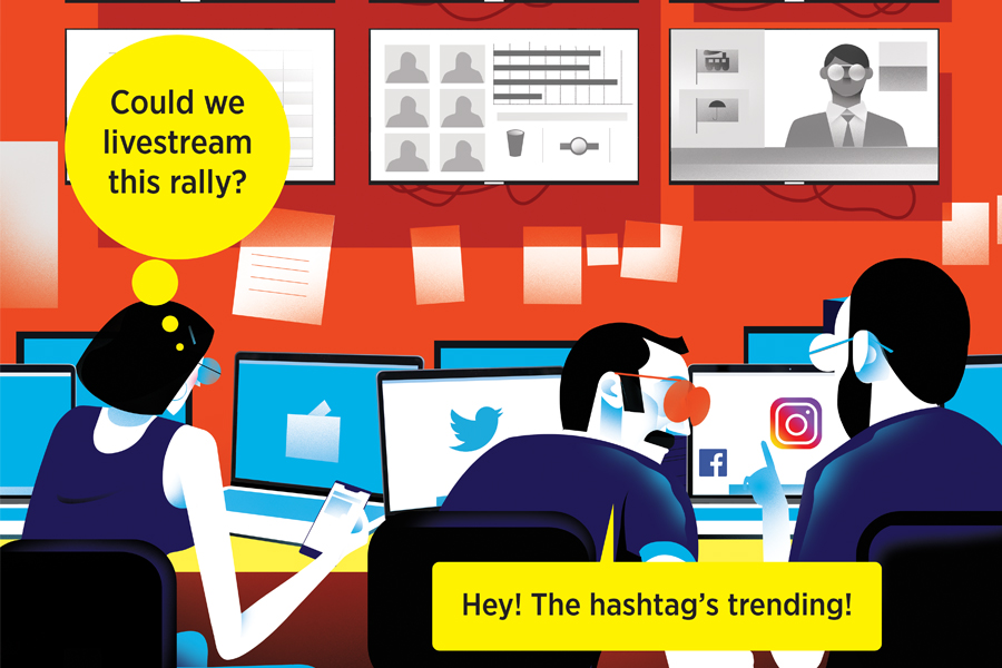 Inside The Bjp And Congress Social Media War Rooms - War In Social Media - HD Wallpaper 