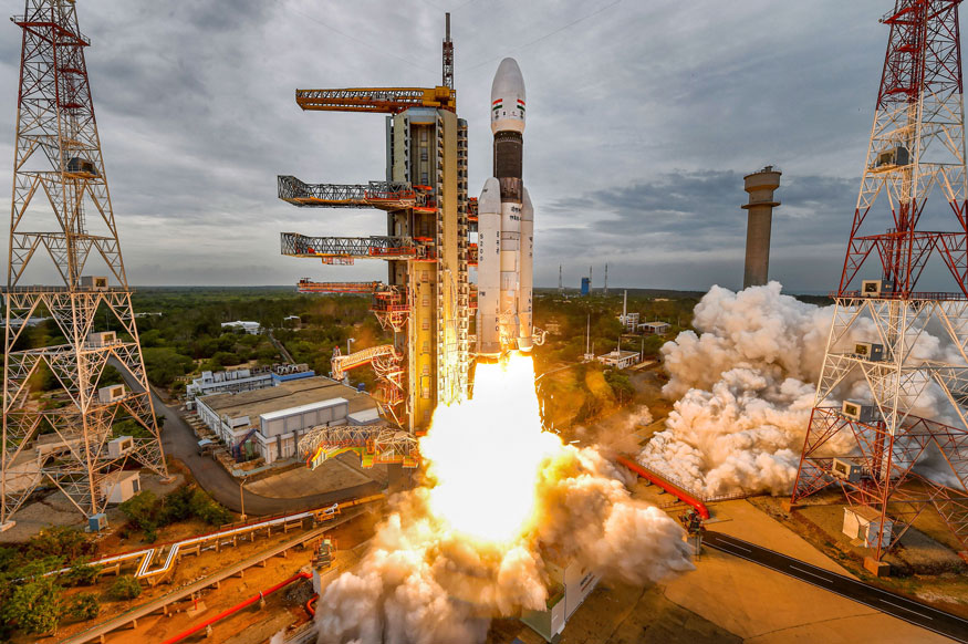 Isro Launch Chandrayaan 2 - HD Wallpaper 