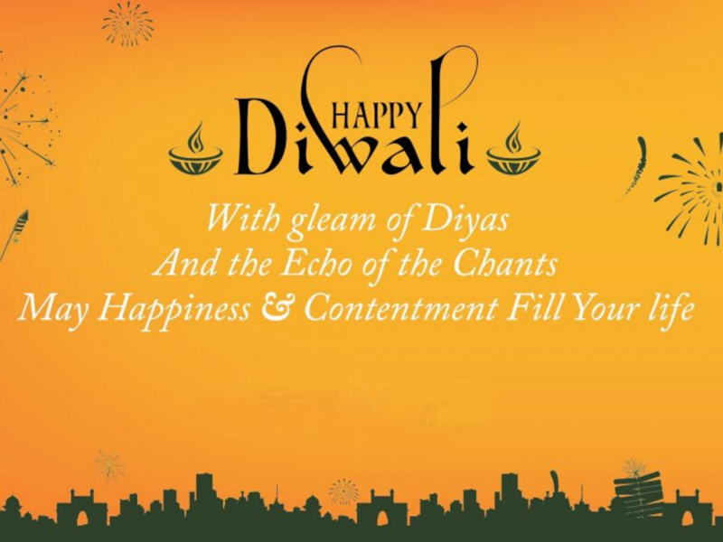 Happy Diwali Wishes Quotes - HD Wallpaper 
