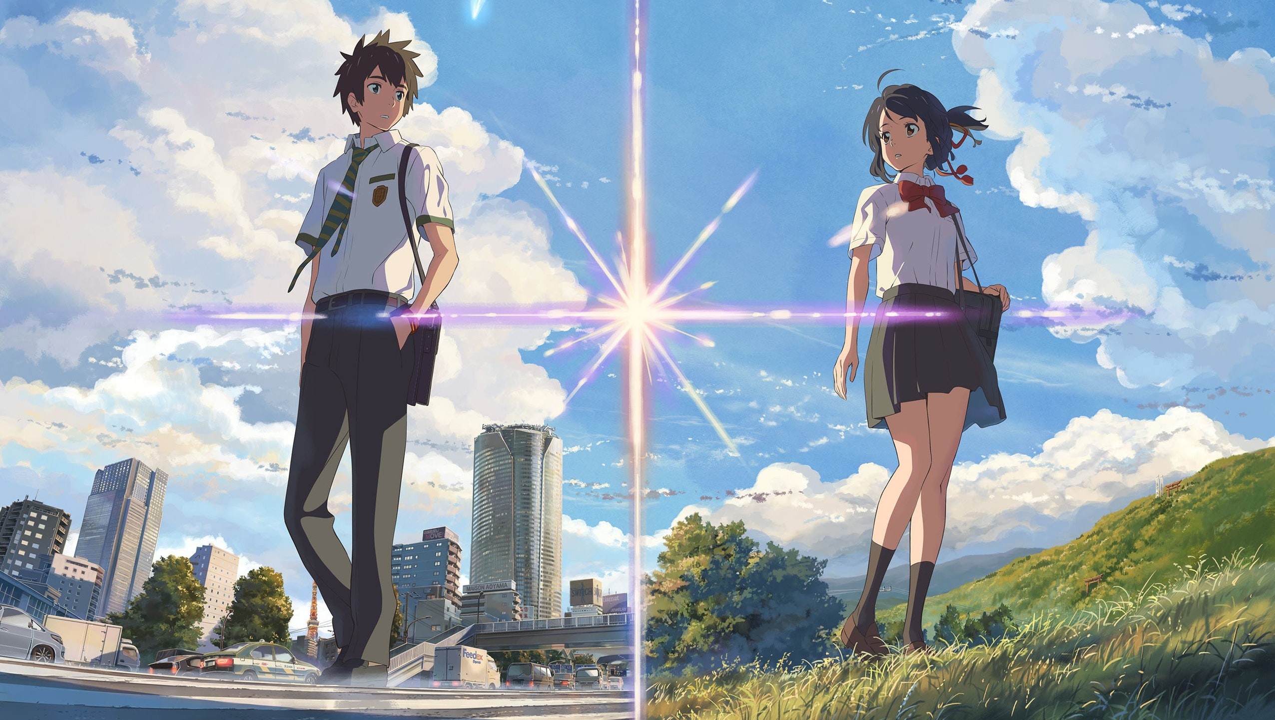 Wallpaper For Your Name - Poster Wallpaper Your Name - HD Wallpaper 