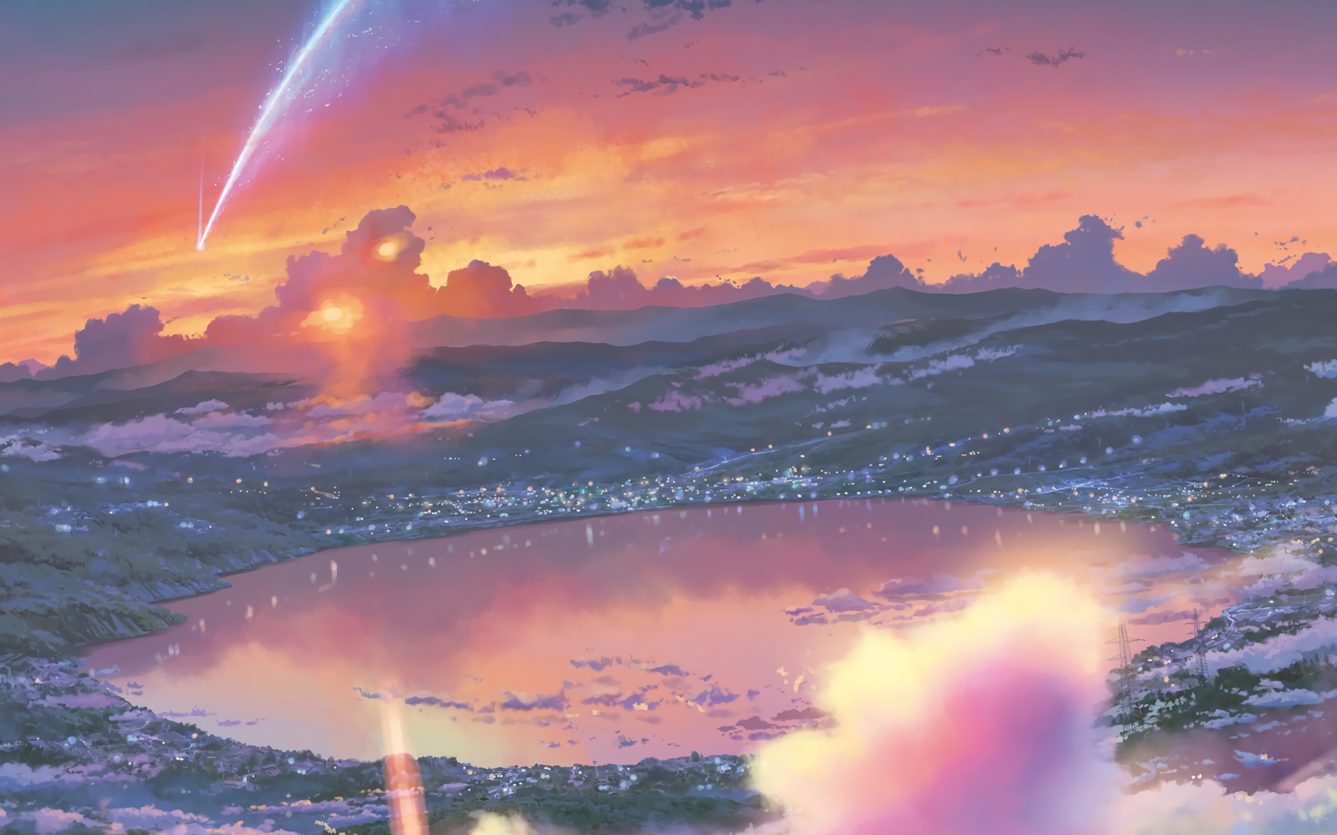 Kimi No Na Wa Scenery - HD Wallpaper 