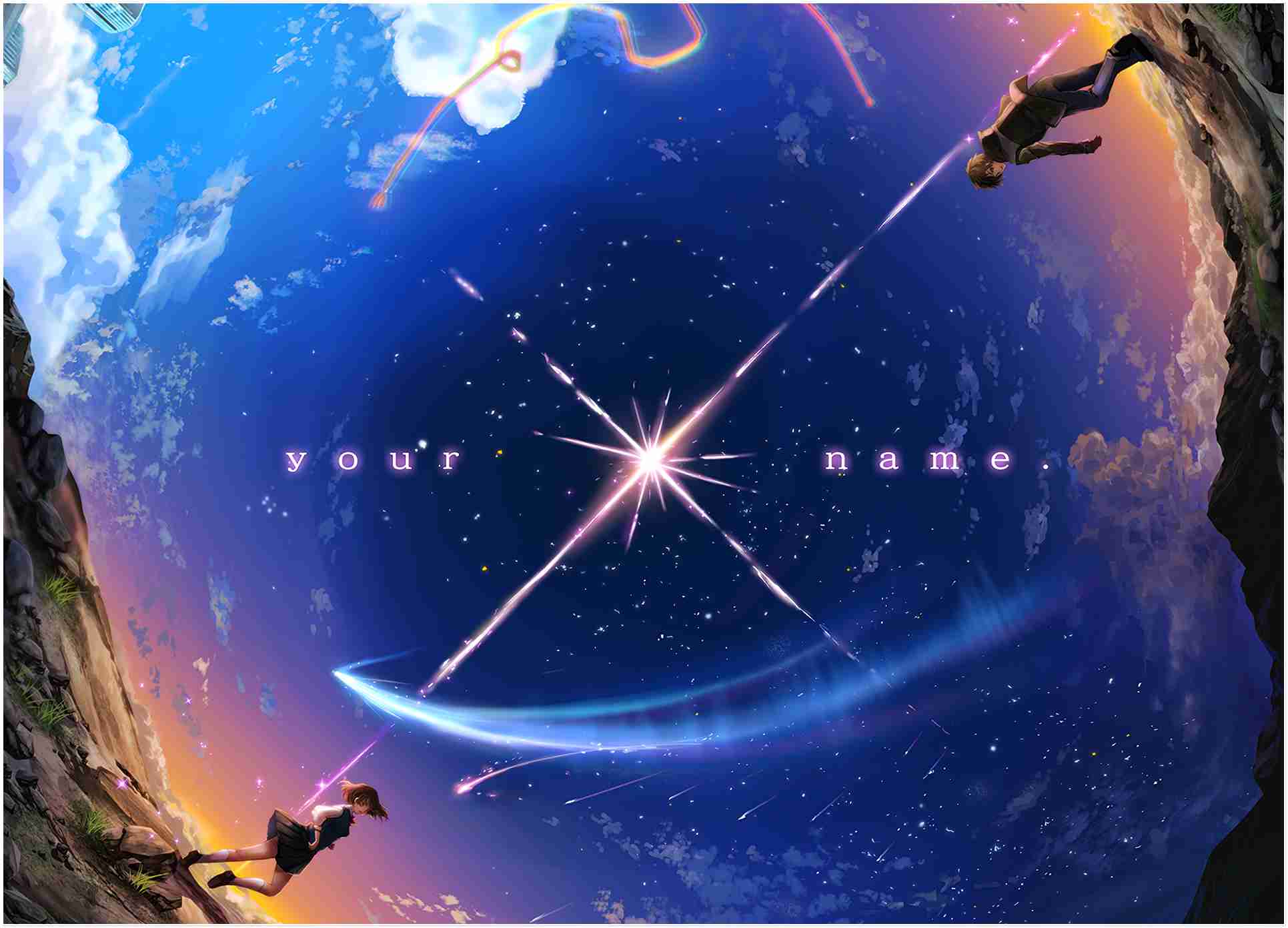 Search Free Your Name Wallpapers On Zedge And Personalize - Kimi No Na Wa  Background - 1931x1391 Wallpaper 