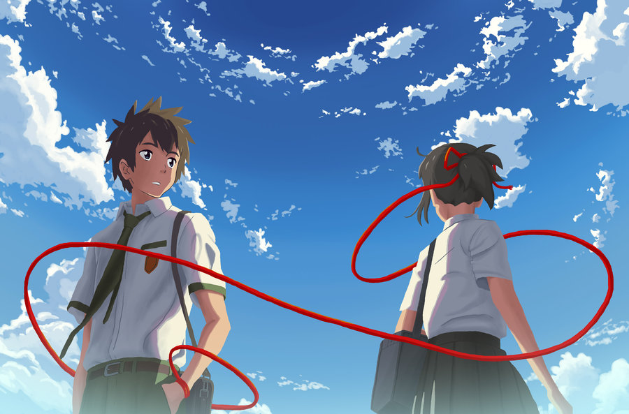 Images Of Your Name - Red String Of Fate Your Name - HD Wallpaper 
