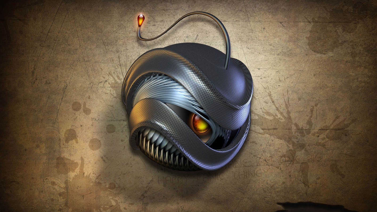 Monster 3d - HD Wallpaper 