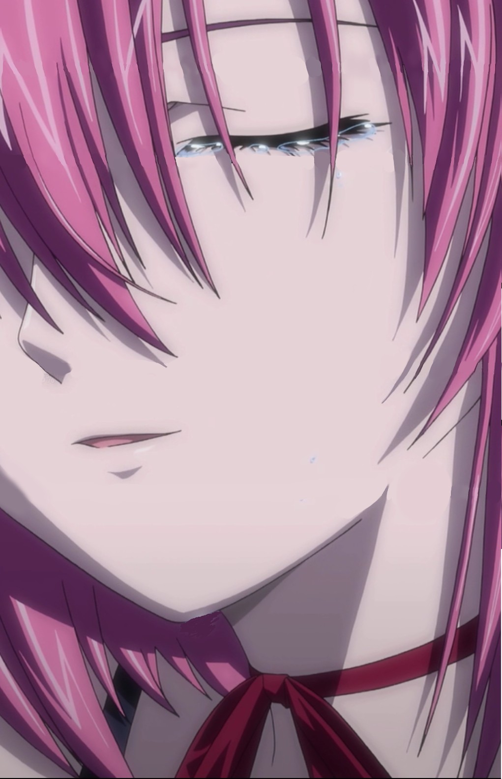 Elfen Lied Lucy Crying - HD Wallpaper 