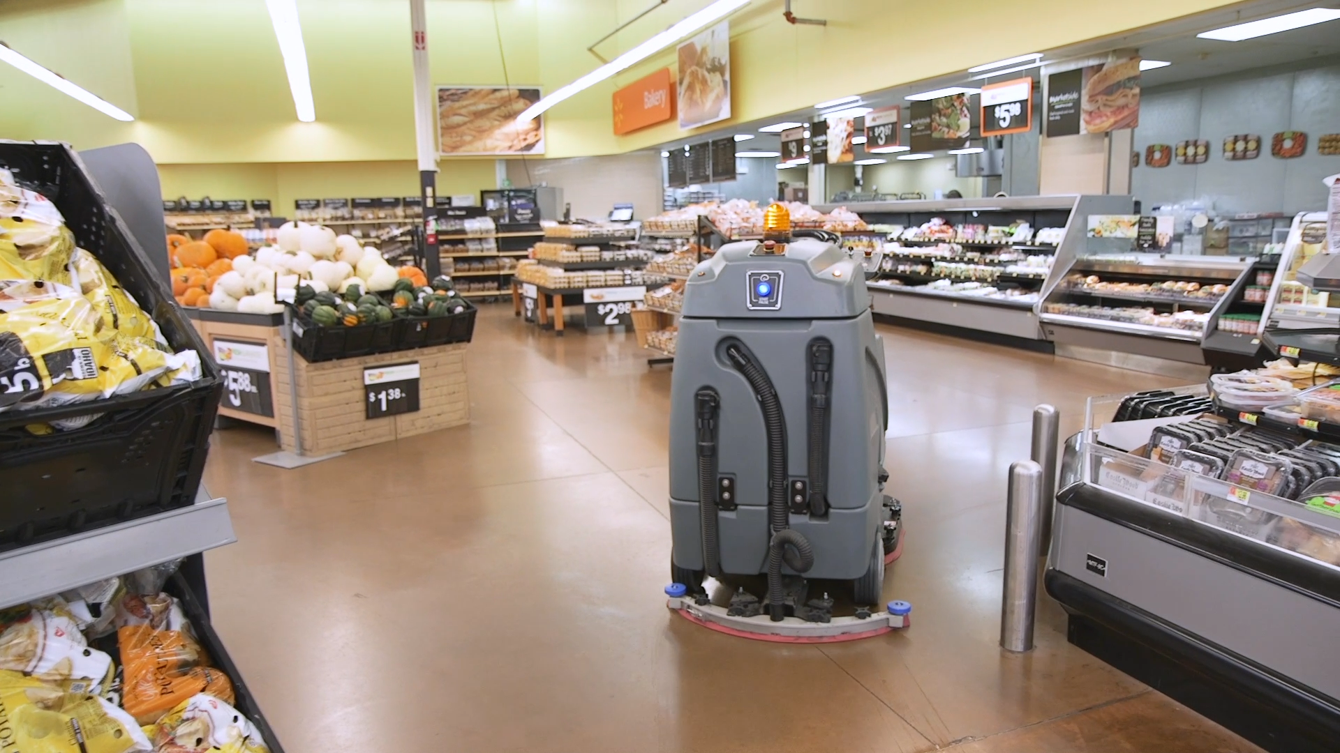Walmart Robots Cleaning - HD Wallpaper 
